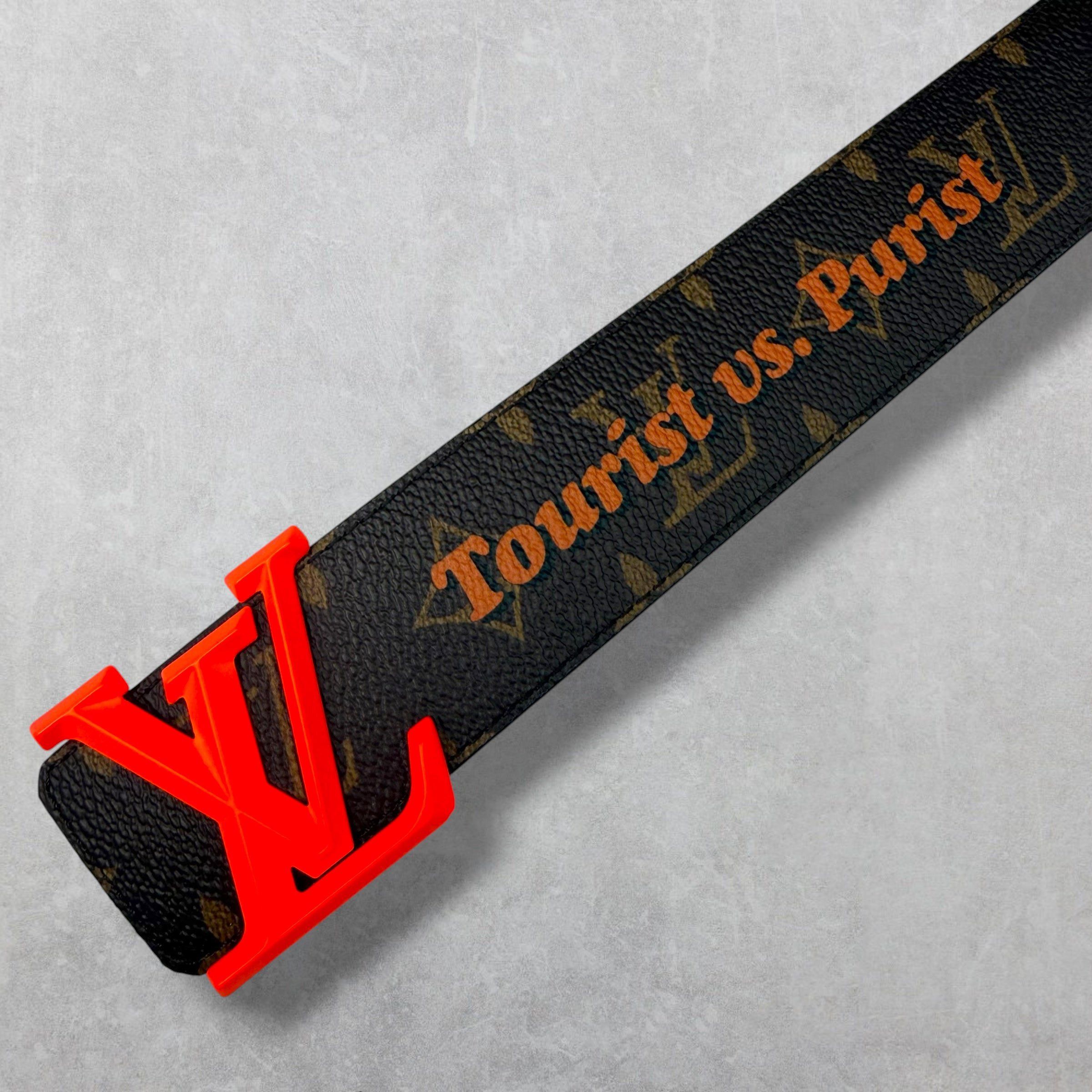 Louis Vuitton Louis Vuitton "Tourist vs. Purist" Monogram Belt 30 (85) Size 32 - 2 Thumbnail