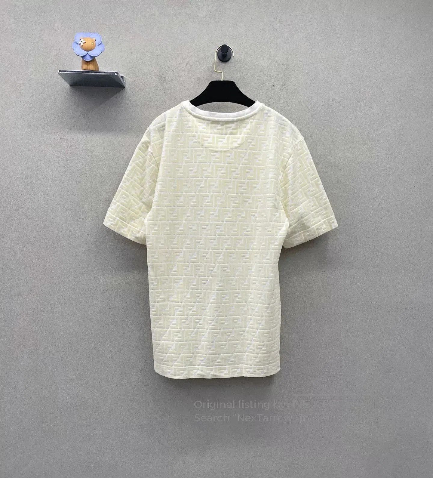 Fendi FENDI Solid Logo Print Short Sleeve T. Size US M / EU 48-50 / 2 - 2 Thumbnail