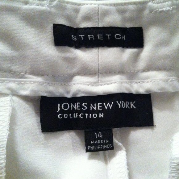 Jones New York JONES NEW YORK WOMEN'S 63%COTTON32%NYLON CASUAL PANTS 14/27" Size 36" / US 14 / IT 50 - 7 Thumbnail