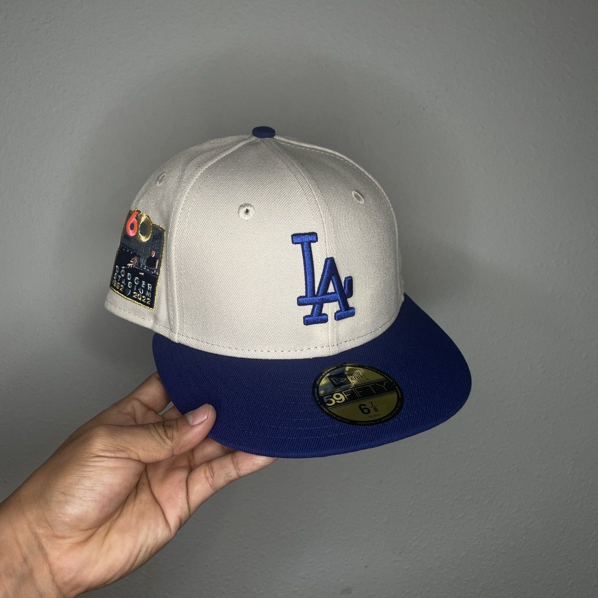 New Era LA Dodgers 60 years Fitted hat 6 7/8 Grailed