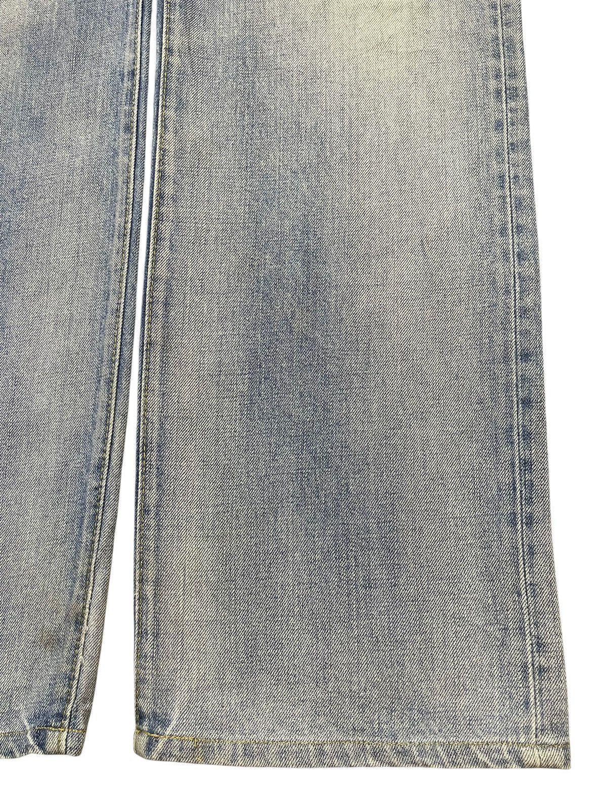In The Attic Vintage Japanese Brand Mud Faded Wash Distress Baggy Jeans Size US 36 / EU 52 - 8 Thumbnail
