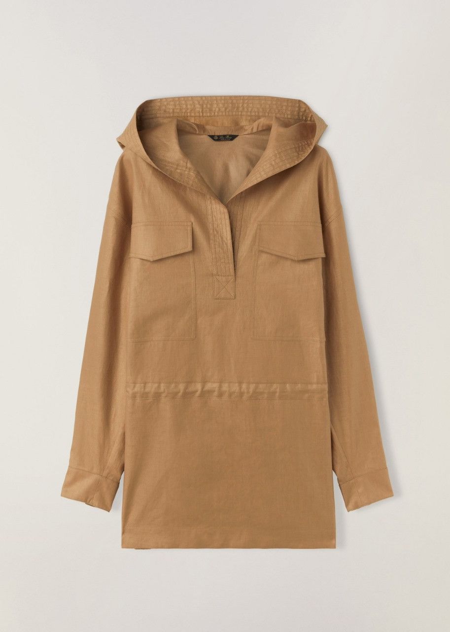 image of Loro Piana O1Srvl11E0424 Jacket In Brown, Women's (Size Medium)