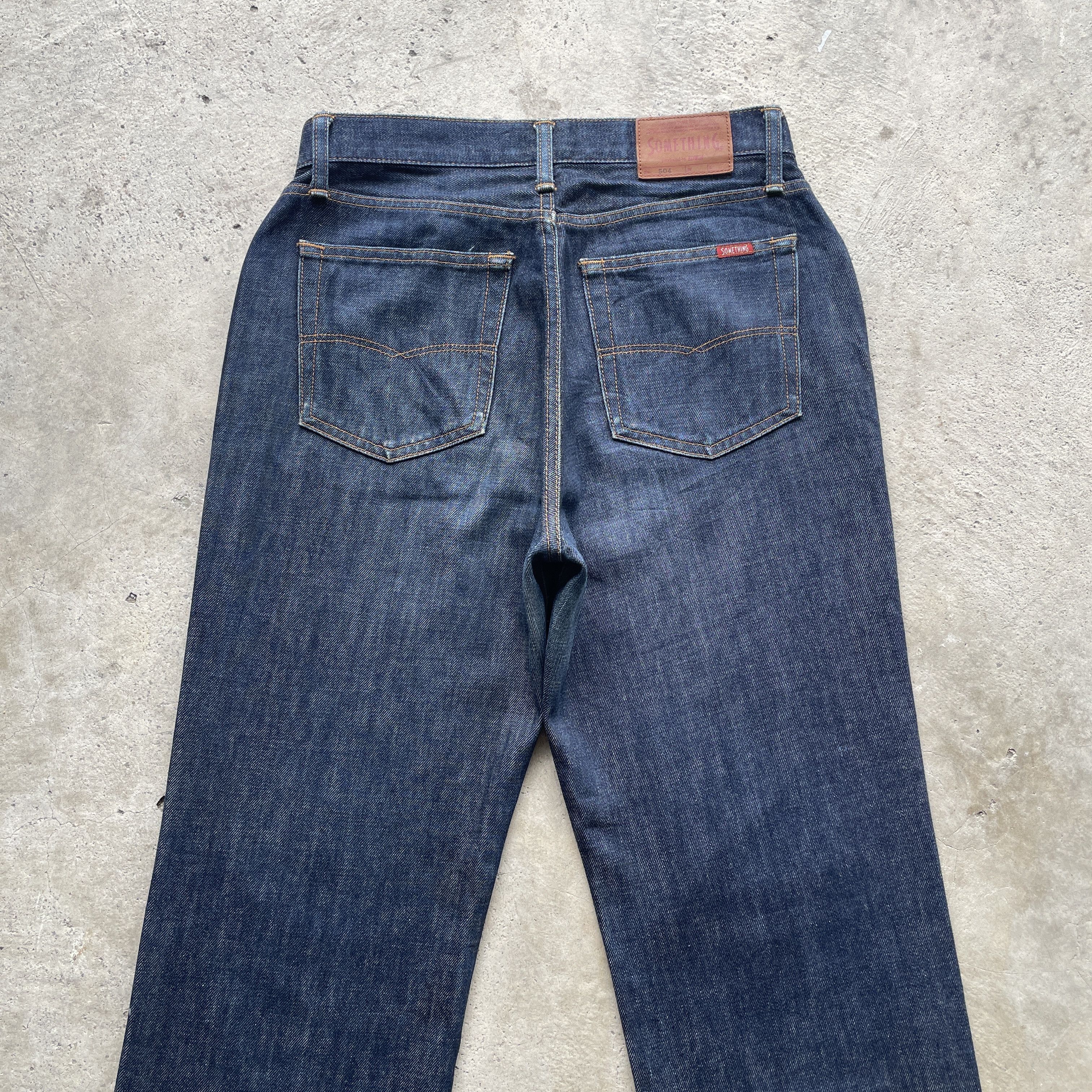 Japanese Brand W30 VINTAGE EDWIN PRODUCT SOMETHING JEANS PANTS BLUE DENIM Size US 30 / EU 46 - 10 Thumbnail