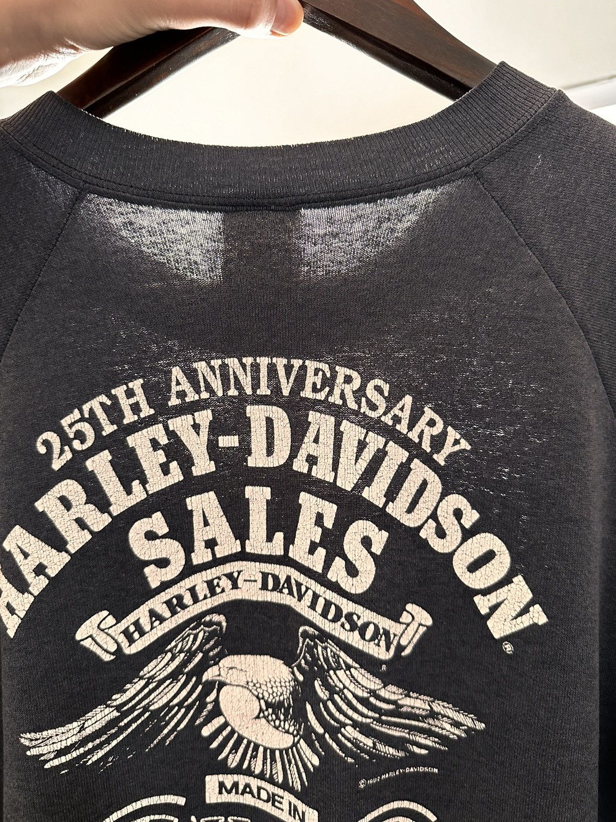Harley Davidson VTG Harley Davidson Crewneck Paper Thin Size US XL / EU 56 / 4 - 5 Thumbnail