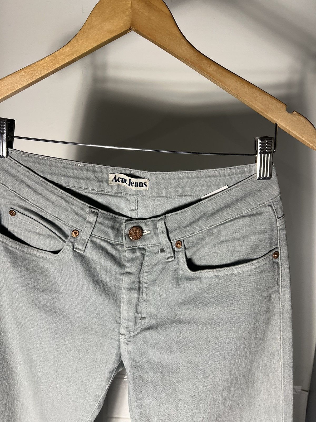 Acne Studios VINTAGE ACNE JEANS CASUAL ITALIAN DESIGNER DENIM RETRO Y2K Size 28" / US 6 / IT 42 - 12 Thumbnail