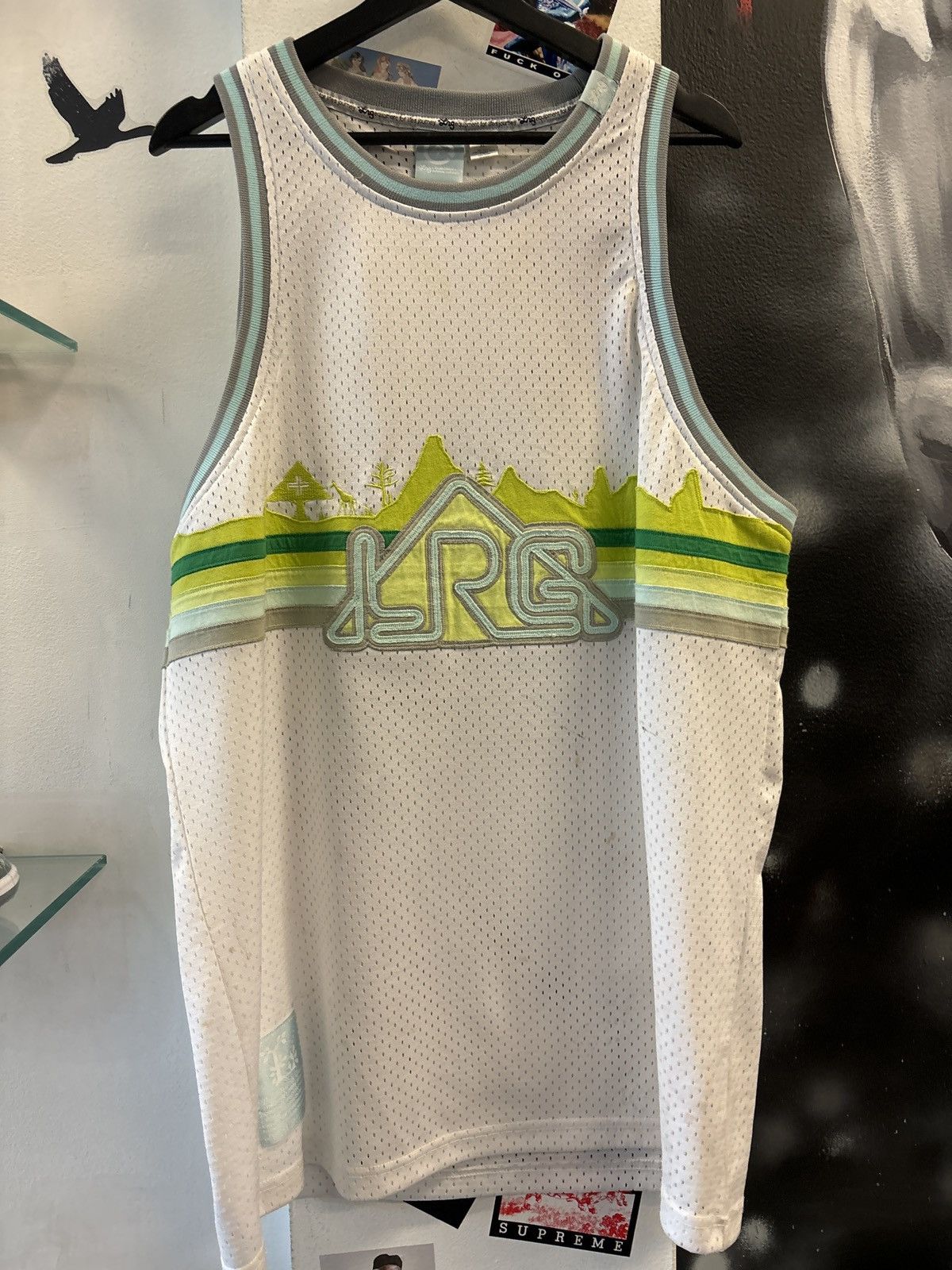 LRG × Vintage 2k LRG Basketball Jersey Size US XL / EU 56 / 4 - 1 Thumbnail