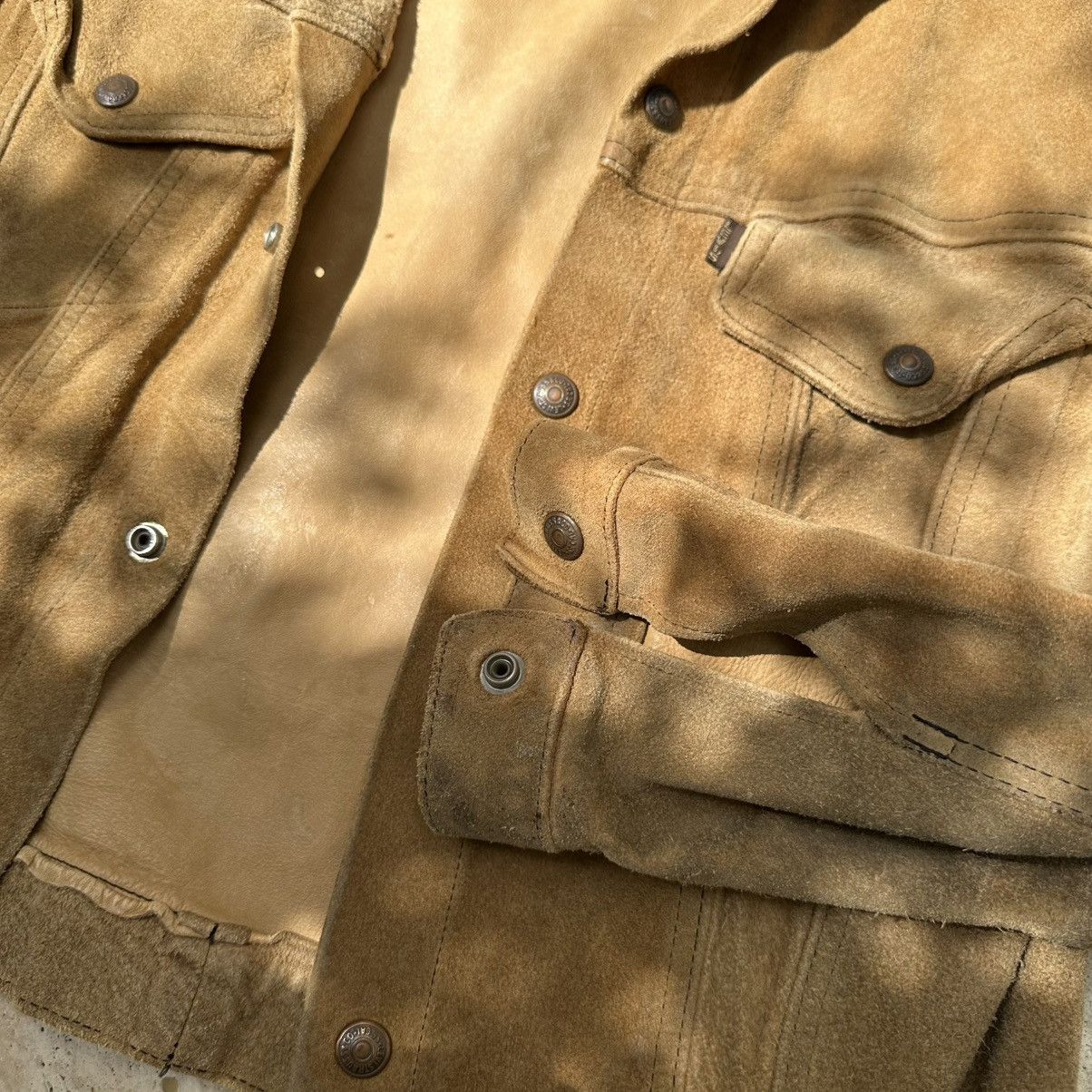 Levi's Vintage 60s Levi’s BIG-E Suede Roughout Longhorn Western Size US S / EU 44-46 / 1 - 4 Thumbnail