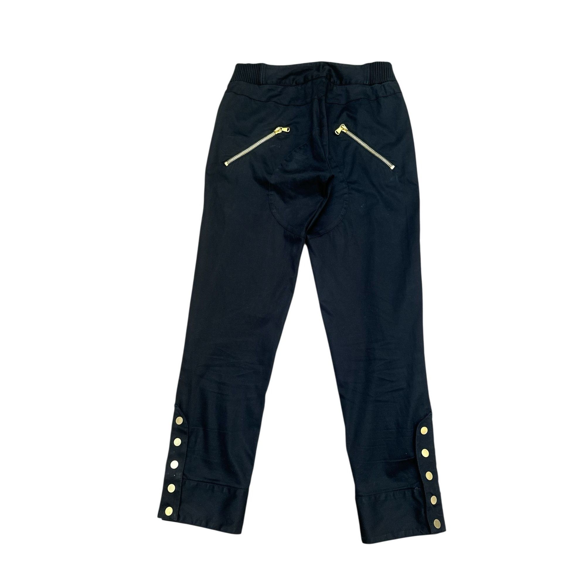 Alexander McQueen 2007 Black Zipped Trousers Size 28" / US 6 / IT 42 - 4 Thumbnail