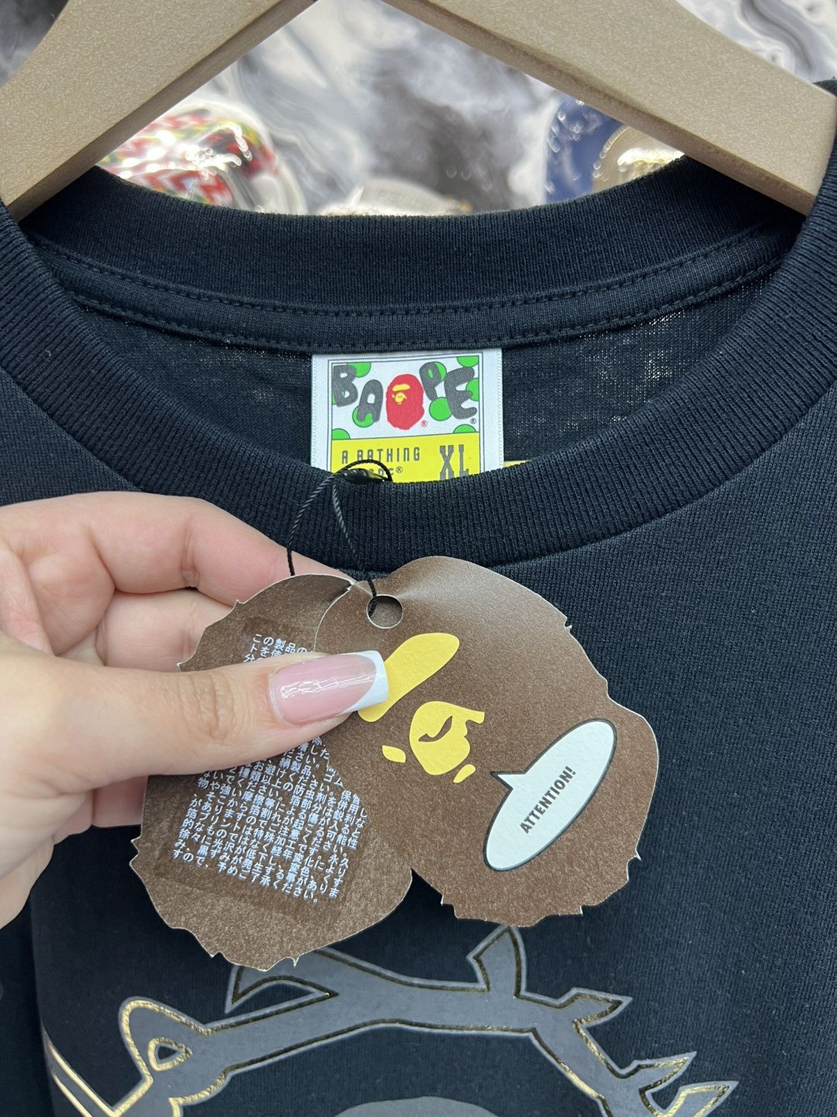 Bape Bape Dubai Black Tee Size US XL / EU 56 / 4 - 6 Thumbnail