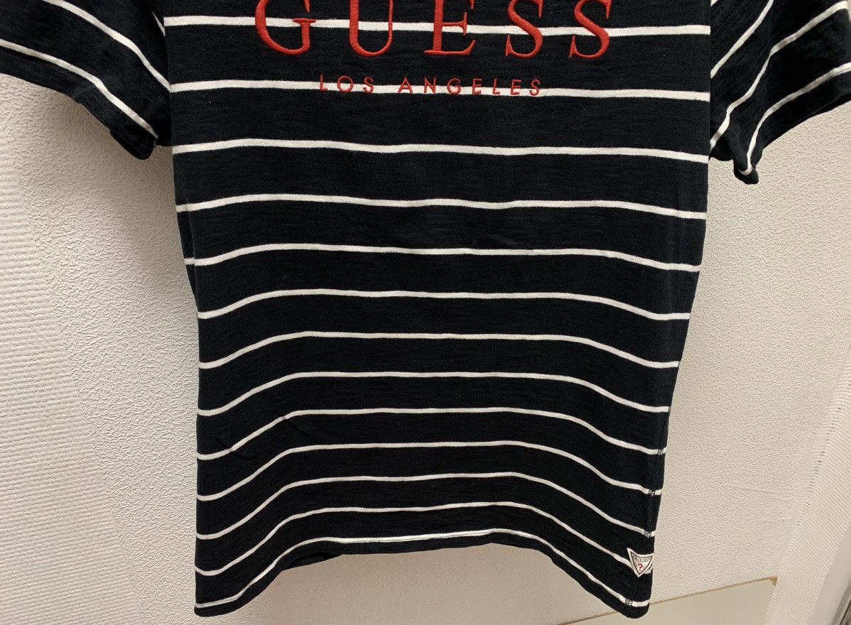 Guess Guess Los Angeles striped t-shirt S-M sz Size US M / EU 48-50 / 2 - 3 Thumbnail