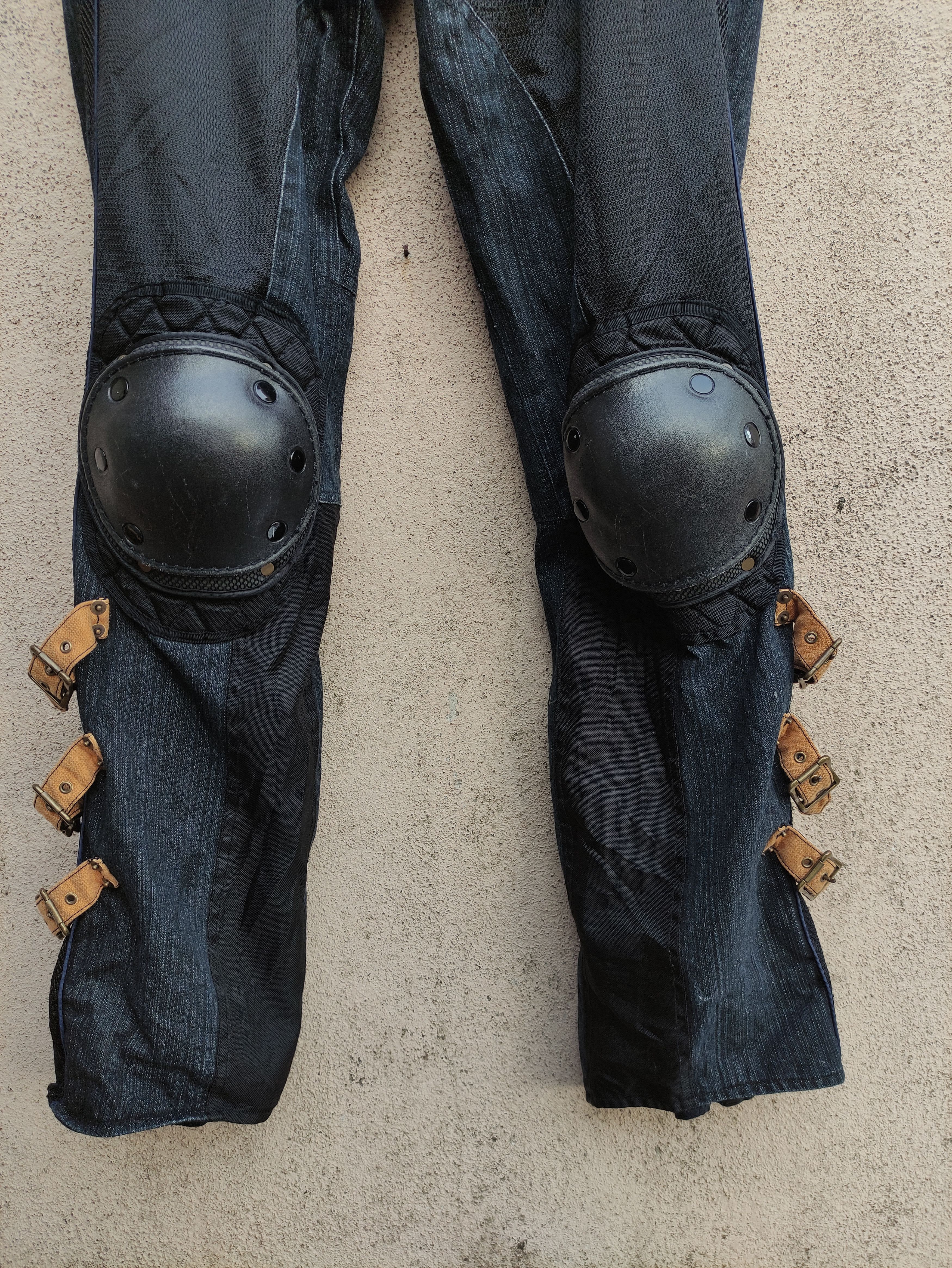 Japanese Brand JAPANESE TRADITION MOTORCYCLE RIDING DENIM PANTS RARE DESIGN Size US 33 - 12 Thumbnail