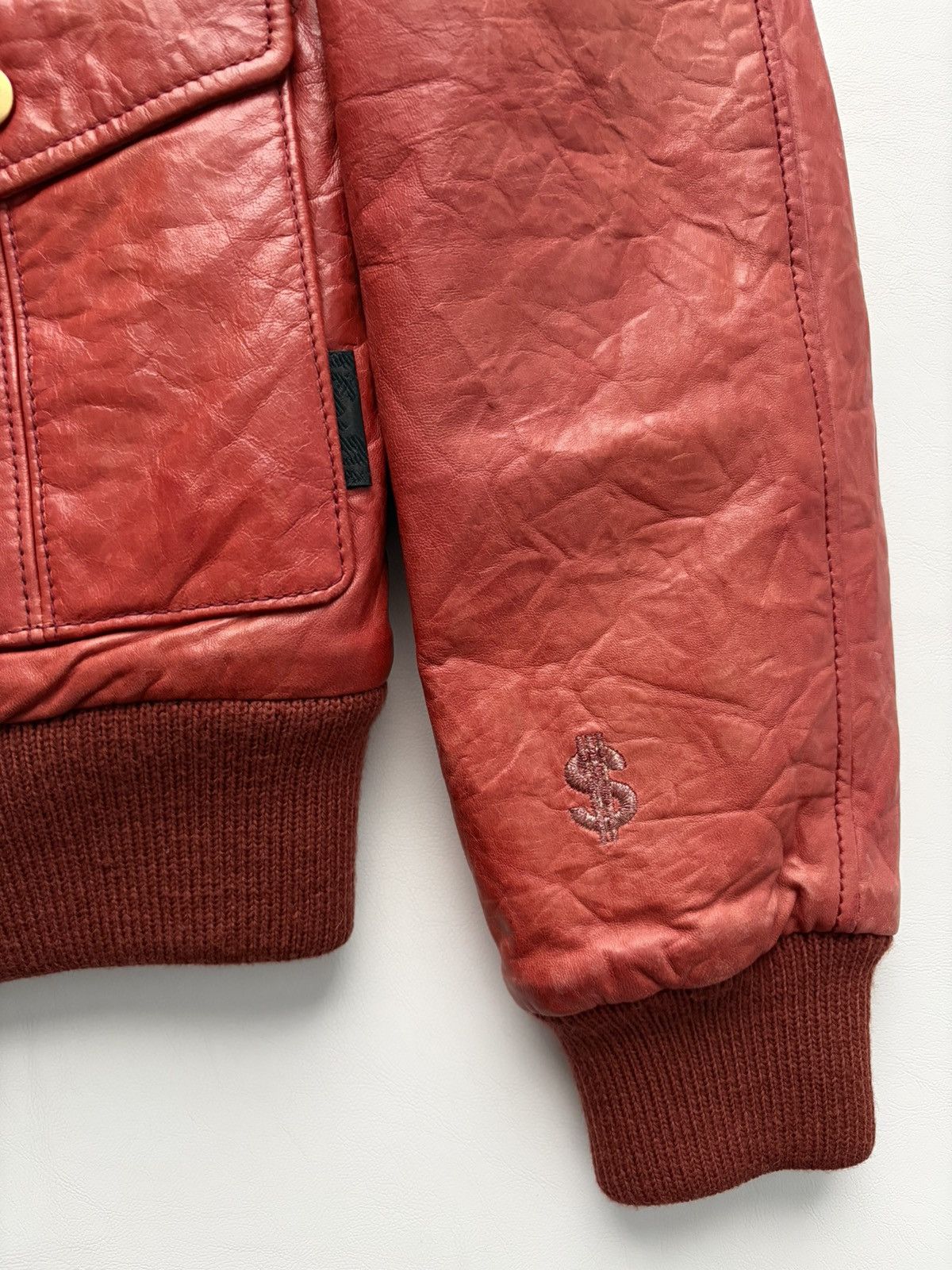 Swagger 00’s Thinsulate Sheepskin Leather Bomber Jacket Size US XS / EU 42 / 0 - 3 Thumbnail