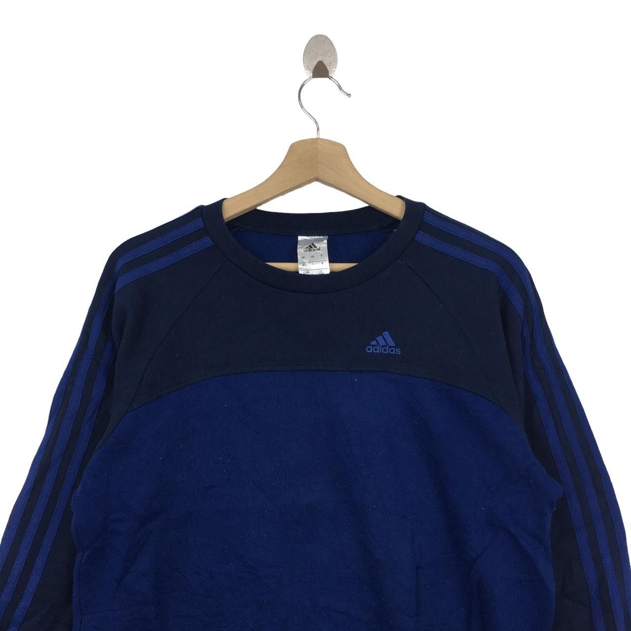 Adidas Vtg ADIDAS ORIGINALS EQUIPMENT 3 Stripes Sweater Tennis Size M / US 6-8 / IT 42-44 - 2 Thumbnail