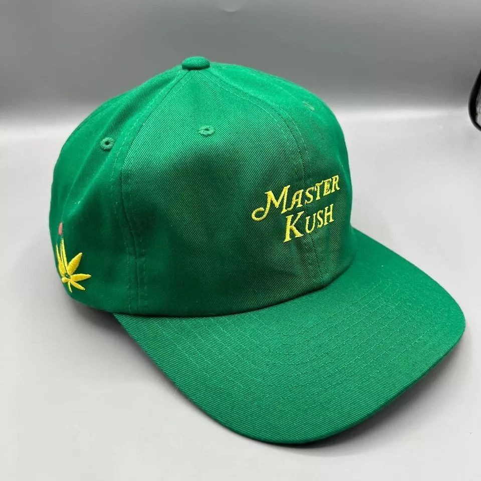 Grassroots California Master Kush Hat Men Green Skate Grassroots Strap Back Cap Size ONE SIZE - 3 Thumbnail