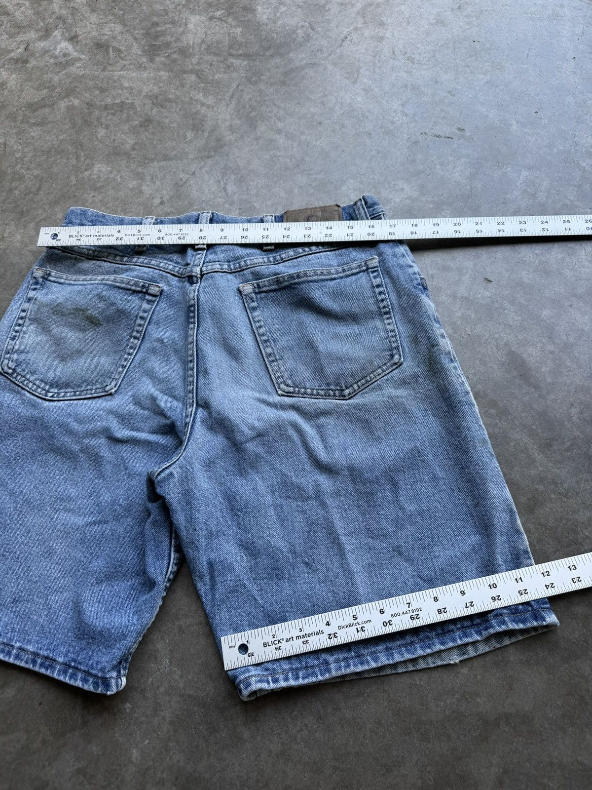 Wrangler Vintage 90’s/00’s Wrangler Light Denim Jean Shorts Size US 32 / EU 48 - 4 Thumbnail