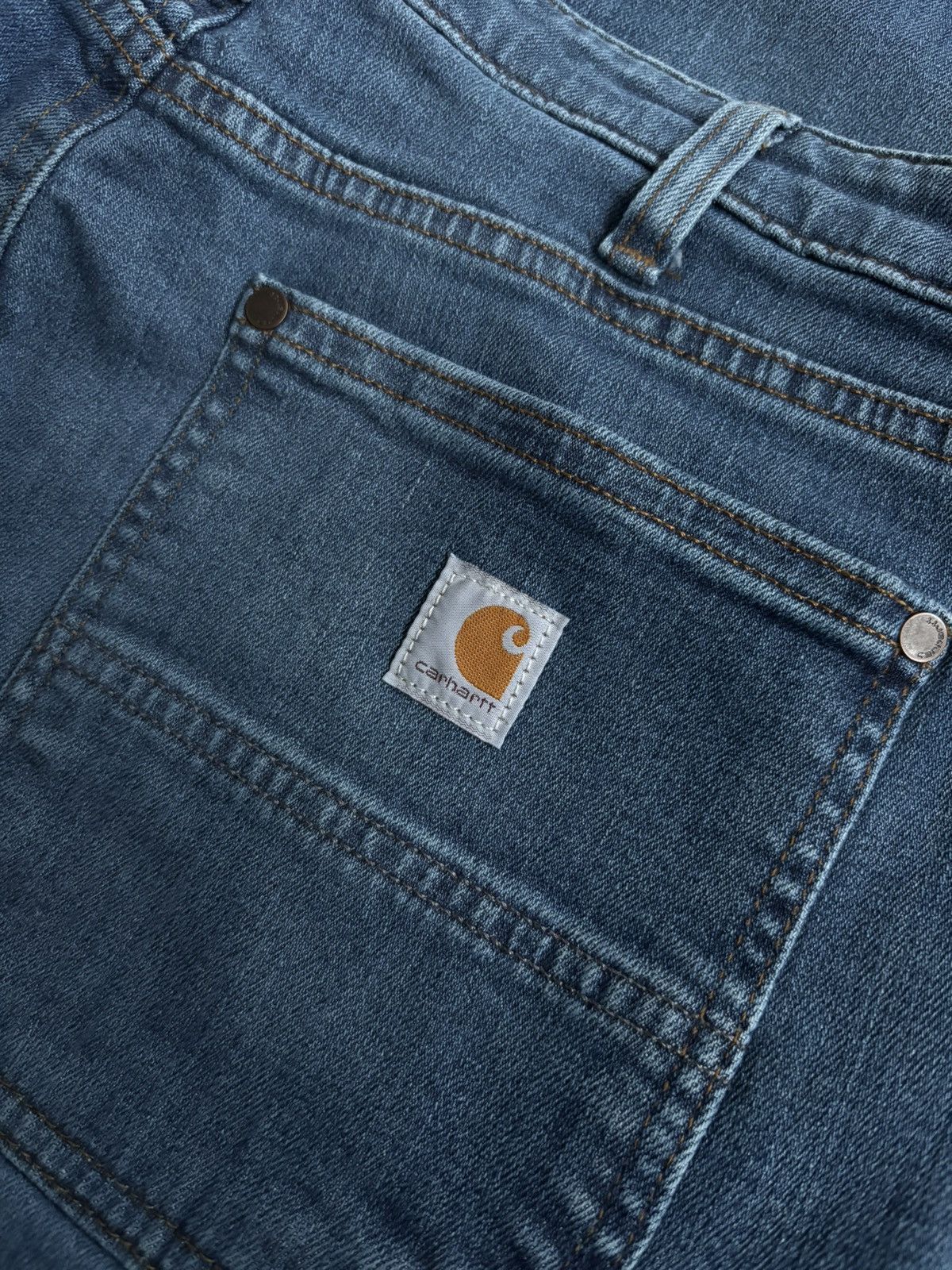 Carhartt carhartt double knee jeans size 33 relaxed fit Size US 33 - 3 Thumbnail