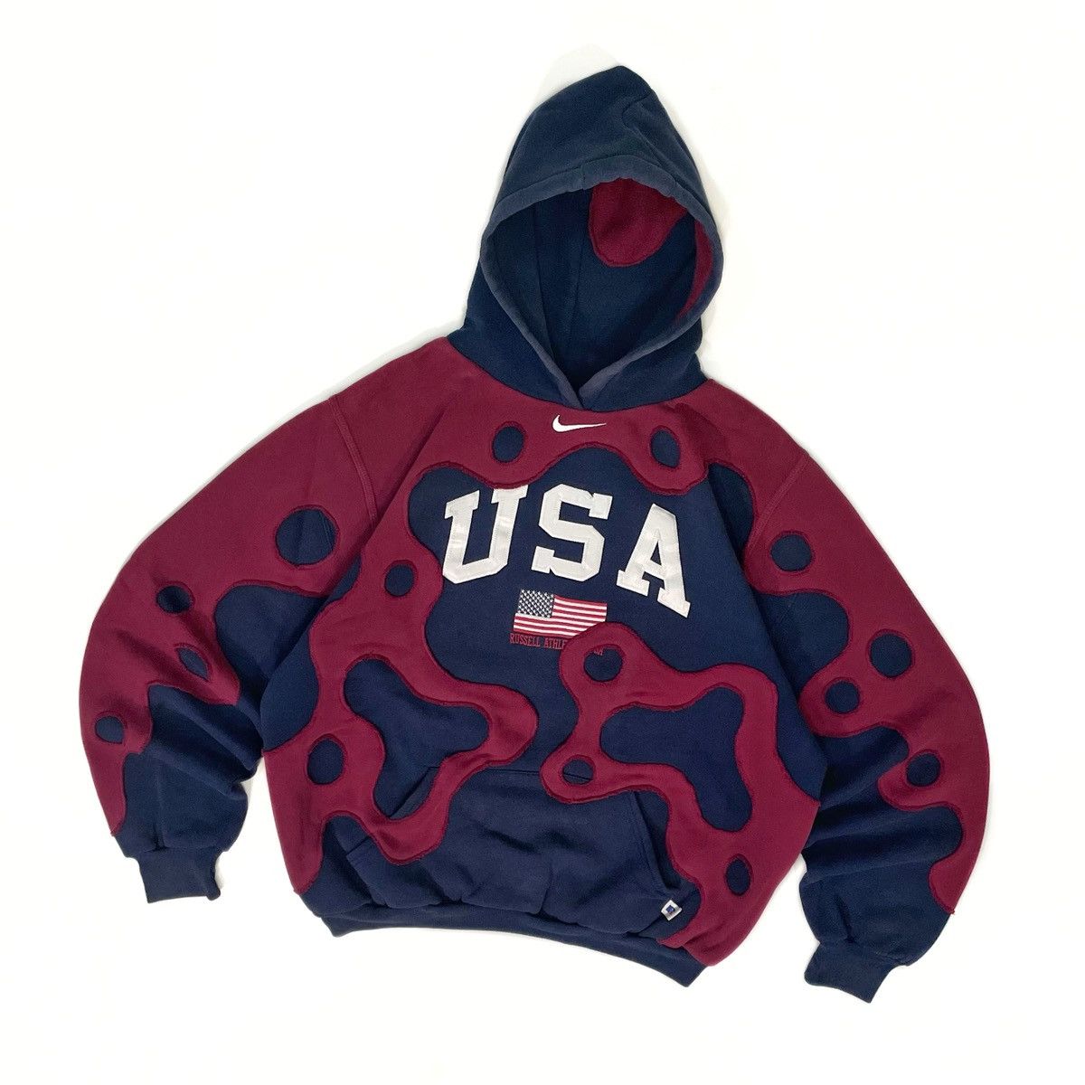 Nike × Vintage 90s Vintage Nike USA Hoodie [OUT OF STOCK] Size US XL / EU 56 / 4 - 2 Thumbnail