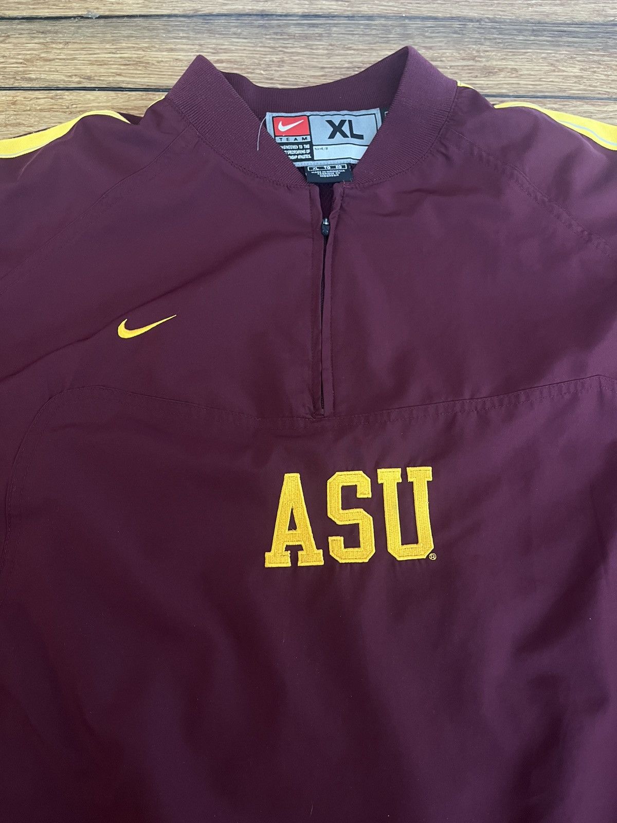 Nike Vintage Nike Arizona State Quarter Zip Jacket Size US XL / EU 56 / 4 - 3 Thumbnail