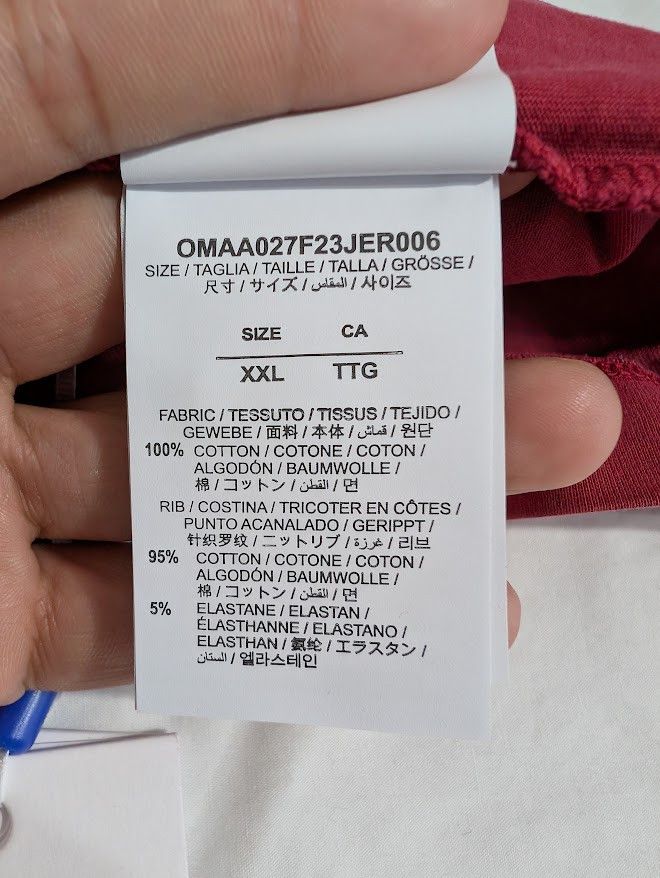 Off-White o1rshd1 Q:2 / Digit Bacchus Over Short Sleeve Tee T-Shirt Size US XXL / EU 58 / 5 - 11 Thumbnail