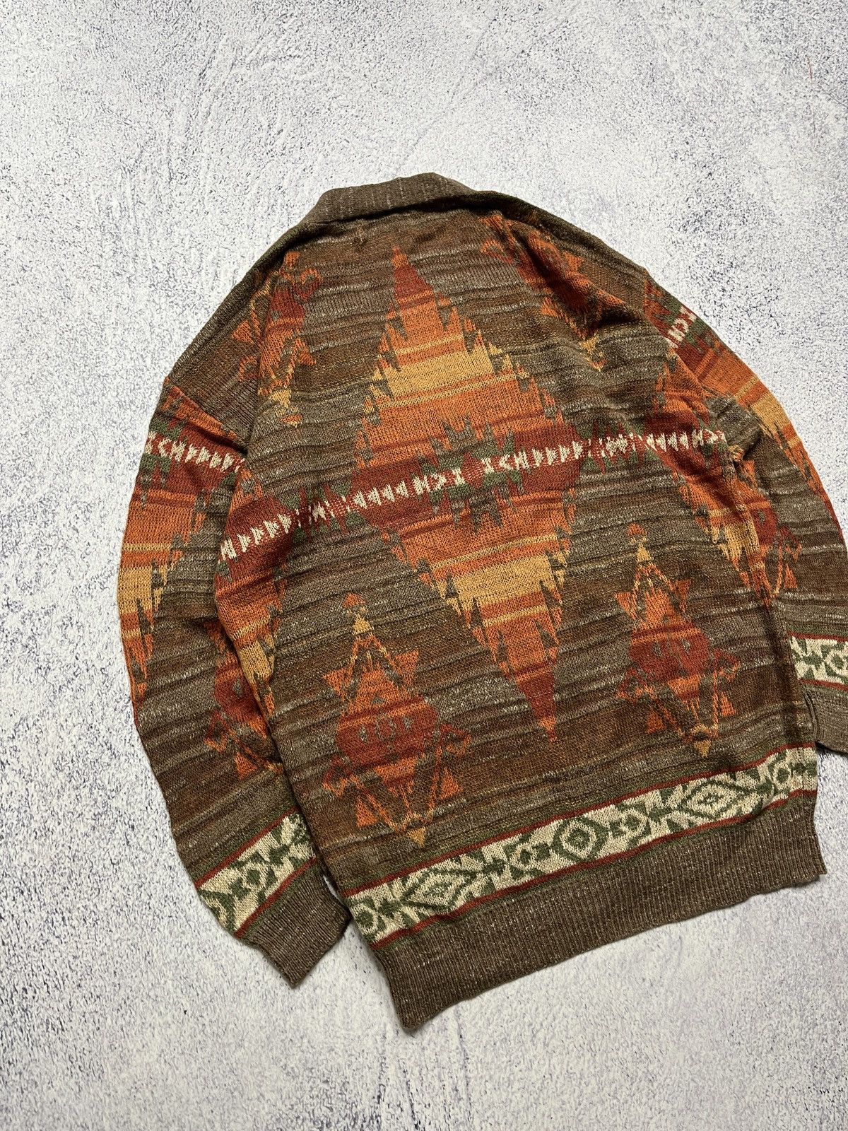 Denim & Supply Ralph Lauren × Polo Ralph Lauren × Ralph Lauren Ralph Lauren Denim and Supply Aztec Southwest Knit Cardigan Size S / US 4 / IT 40 - 9 Thumbnail