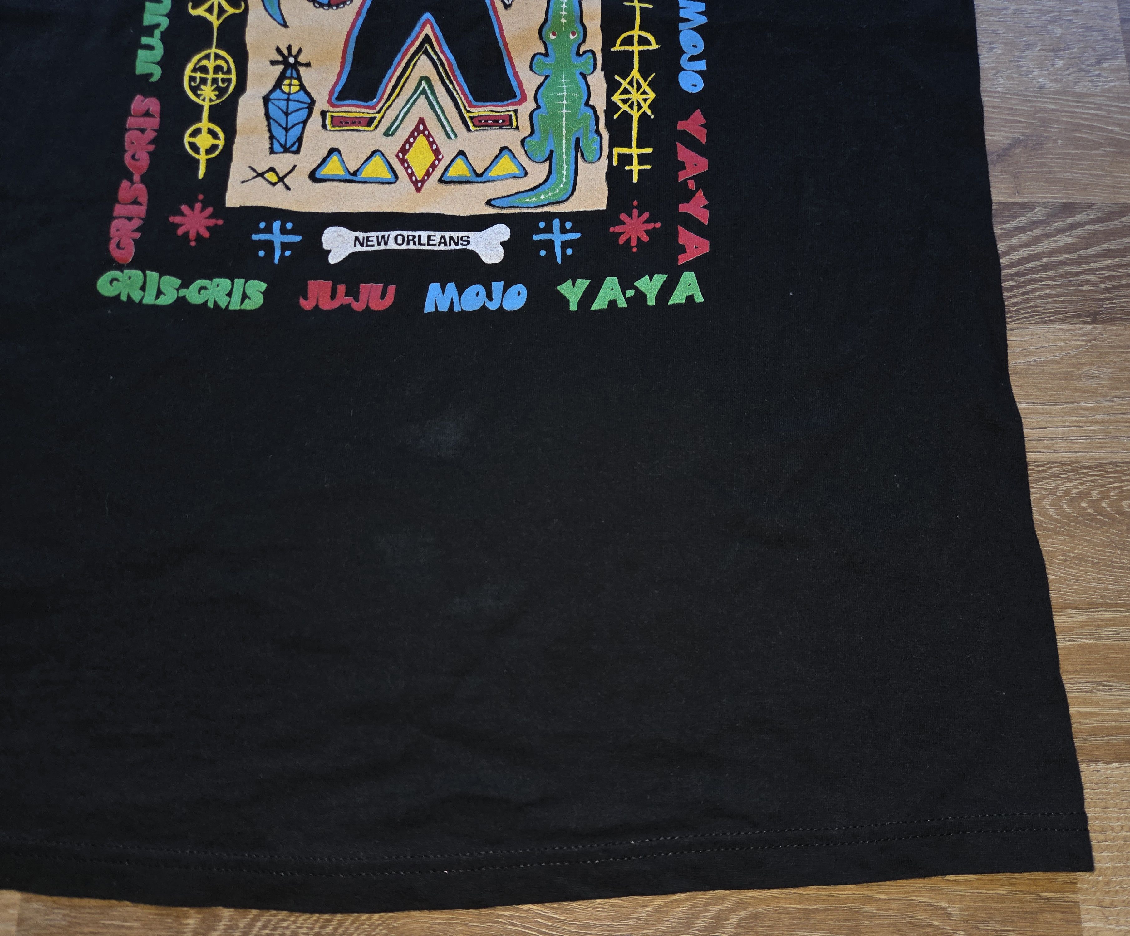 Musium Div. Vintage 90s New Orleans Voodoo Museum Shirt Folk Art Occult Size US XL / EU 56 / 4 - 5 Thumbnail