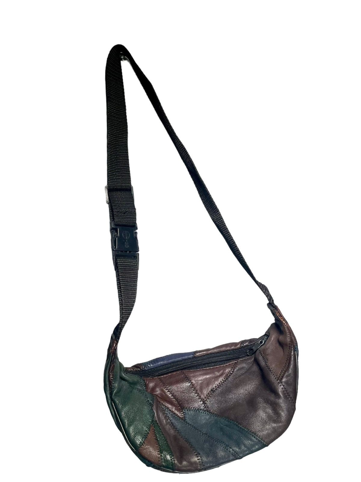 Leather × Vintage Vintage Leather Patchwork Fanny pack Size ONE SIZE - 5 Thumbnail