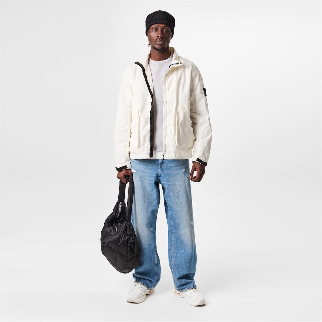 Stone Island o1g2r1mq0526 Compass Field Jacket in Ivory Size US L / EU 52-54 / 3 - 5 Thumbnail
