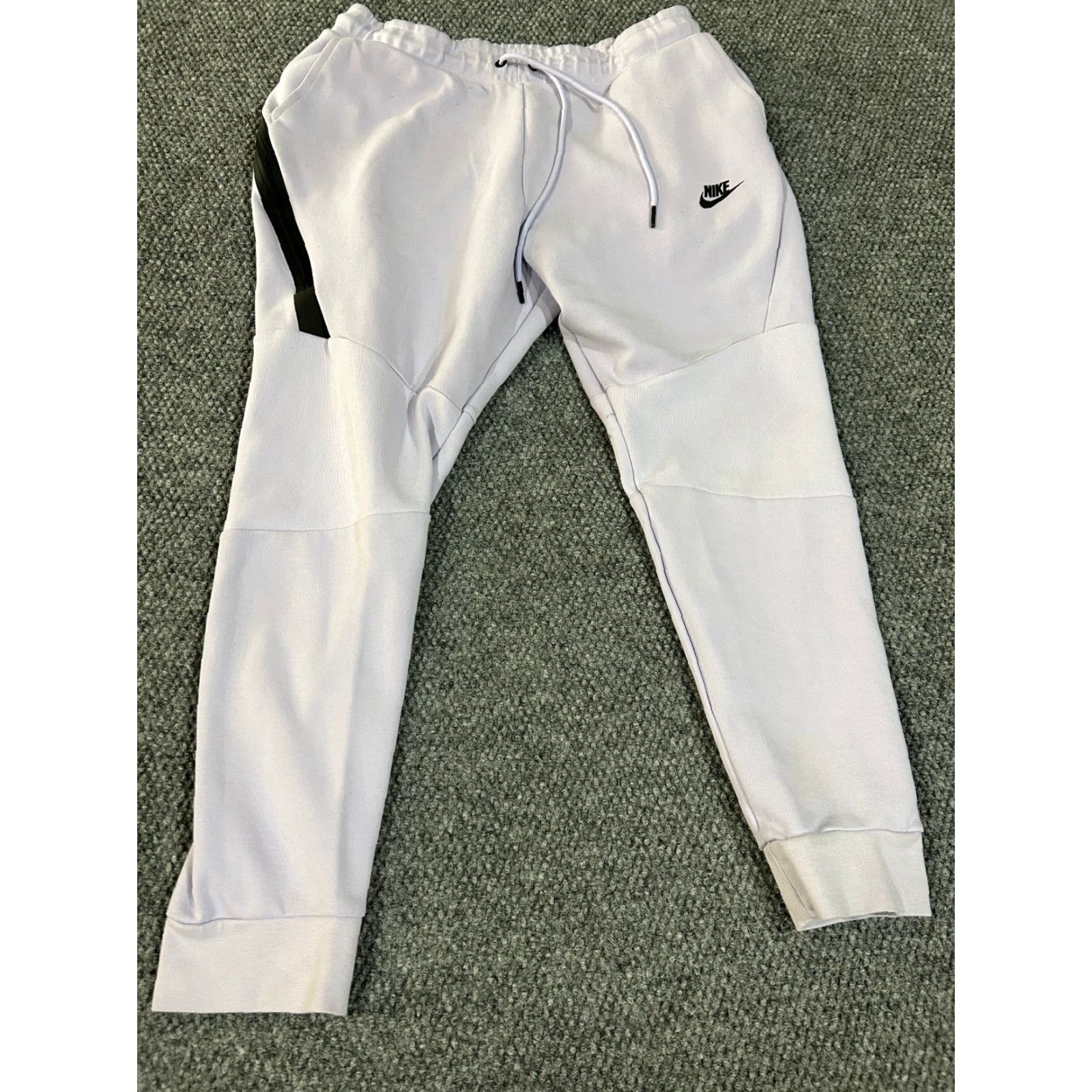 Nike Nike Tech Fleece Jogger Pants Mens L Purple Solid Logo Size US 33 - 2 Thumbnail