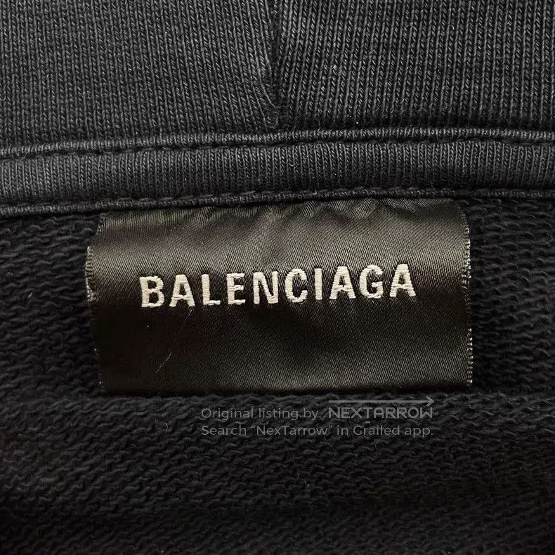 Balenciaga Balenciaga Logo Print Gray Sweatshirt. Size US XL / EU 56 / 4 - 6 Thumbnail