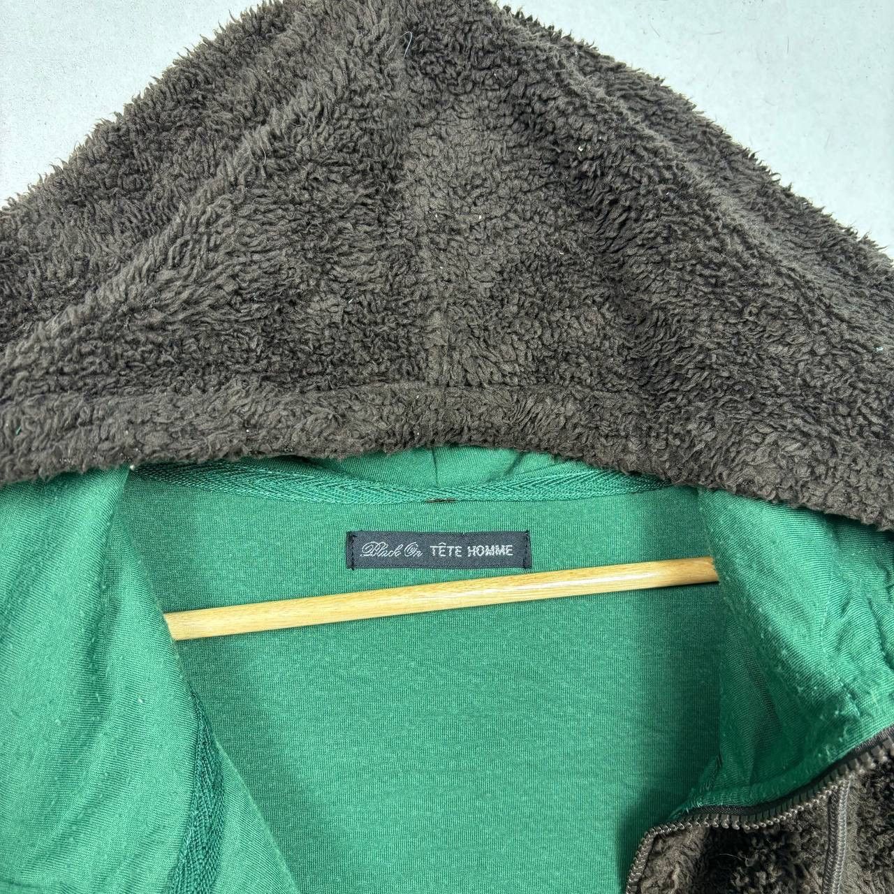 Tete Homme Tete Homme Archival Brown Plush Fuzzy Zip Fleece Hoodie M Size US M / EU 48-50 / 2 - 4 Thumbnail