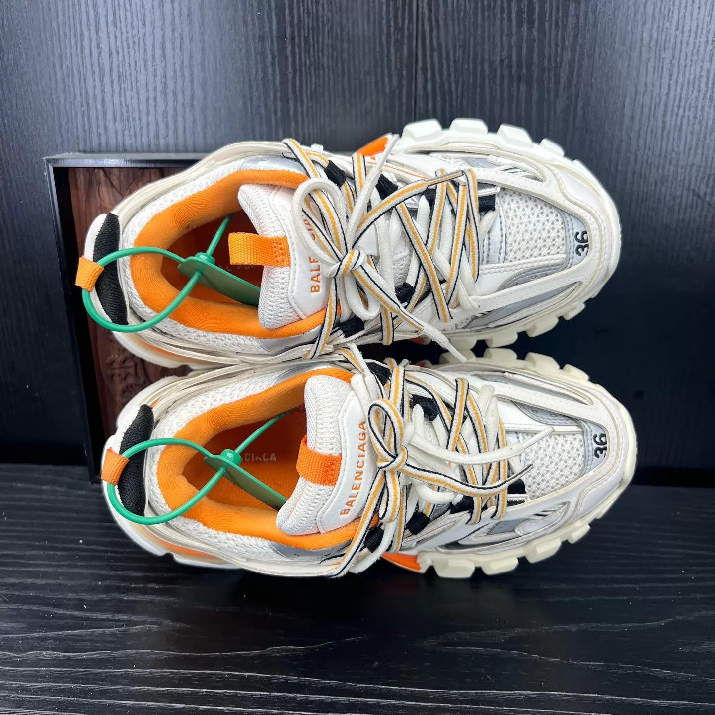 Balenciaga Balenciaga Track White Orange 36 Women's Like New Size US 6 / IT 36 - 7 Thumbnail
