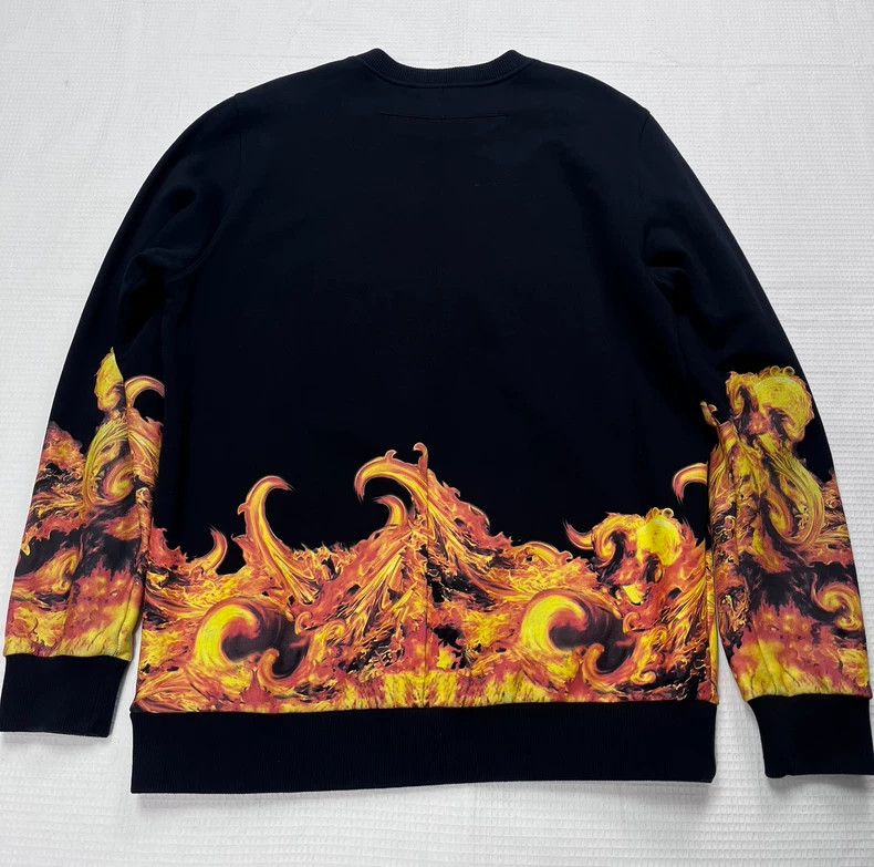 Givenchy Givenchy Black Flame Hoodie, Size S Size US S / EU 44-46 / 1 - 8 Thumbnail