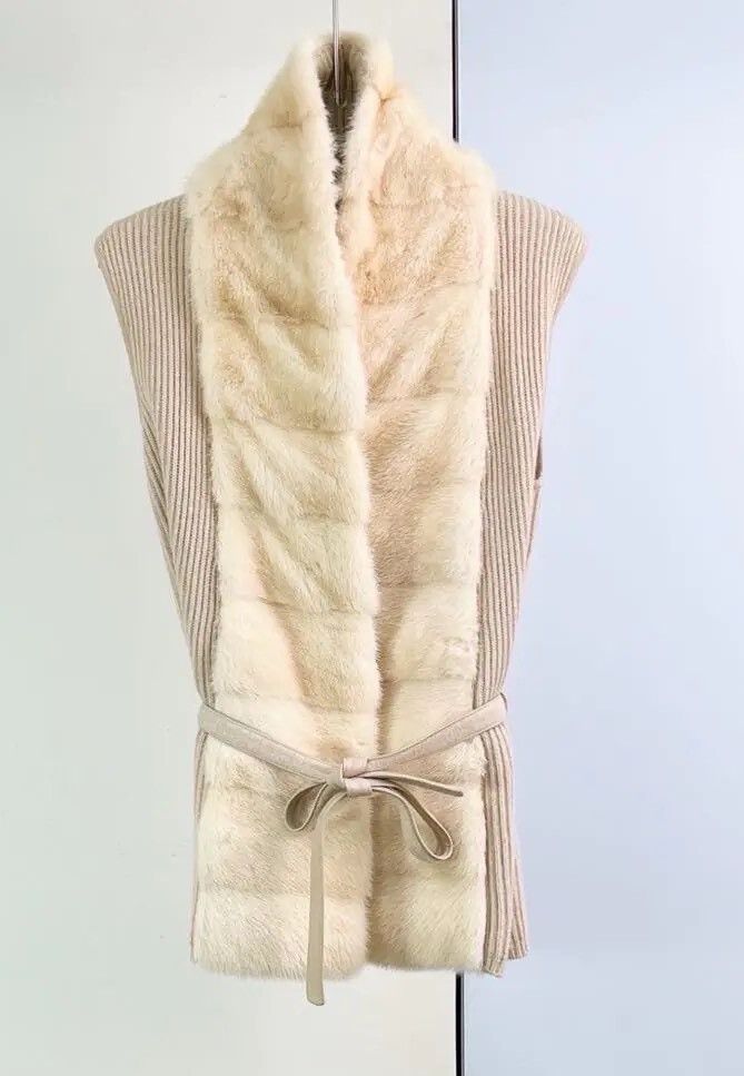 Loro Piana Loro Piana Shearling Cashmere Vest Coat Size S / US 4 / IT 40 - 1 Thumbnail