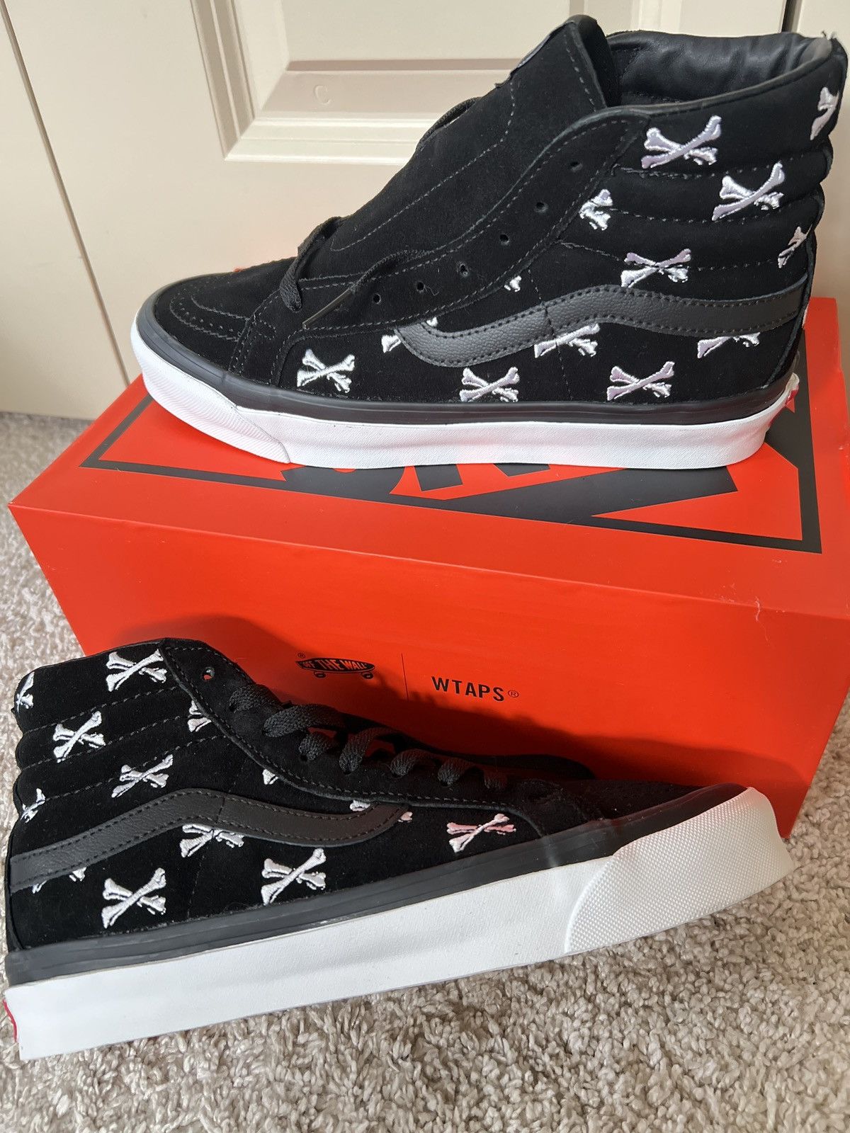Vans × Wtaps Vans x WTAPS Black Bones OG Sk8-Hi Size US 8 / EU 41 - 3 Thumbnail