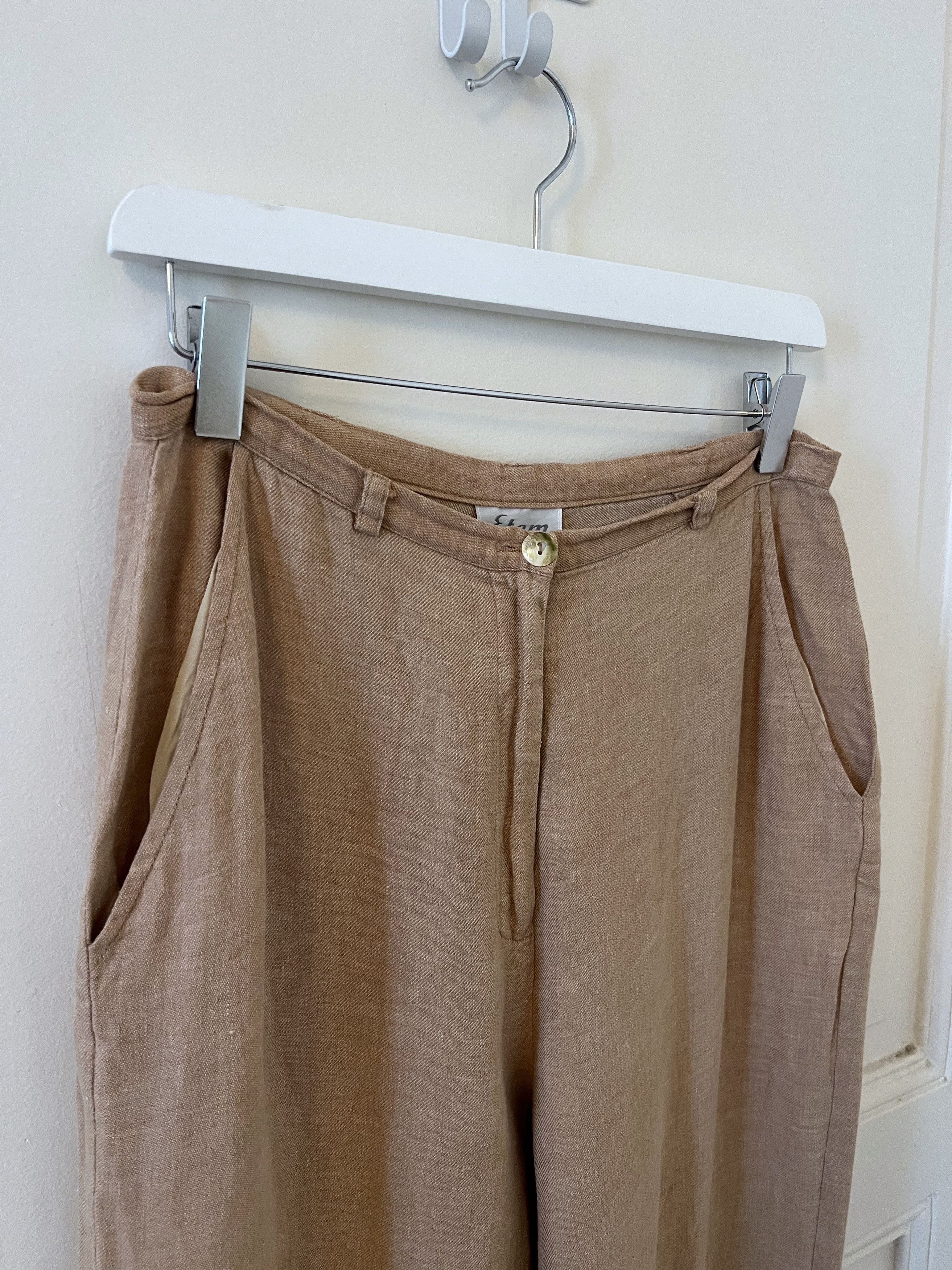 Other Linen Trousers Size 27" / US 4 / IT 40 - 3 Thumbnail
