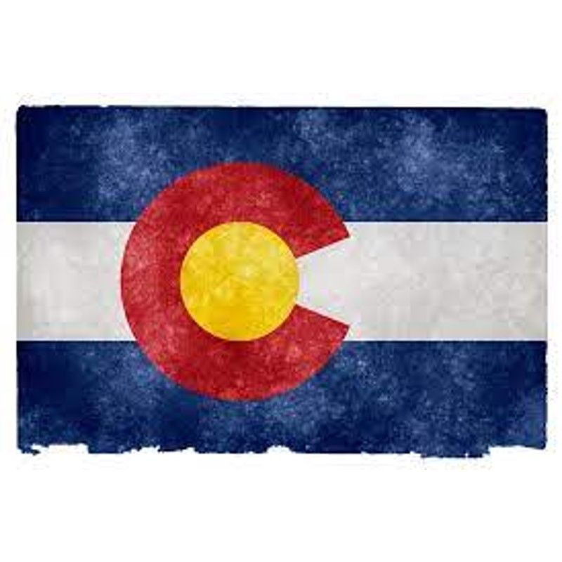 Colorado Trading Co. (2) COLORADO Flag TRUCKER hat DEDICATE white blue Caps SET Size ONE SIZE - 5 Thumbnail
