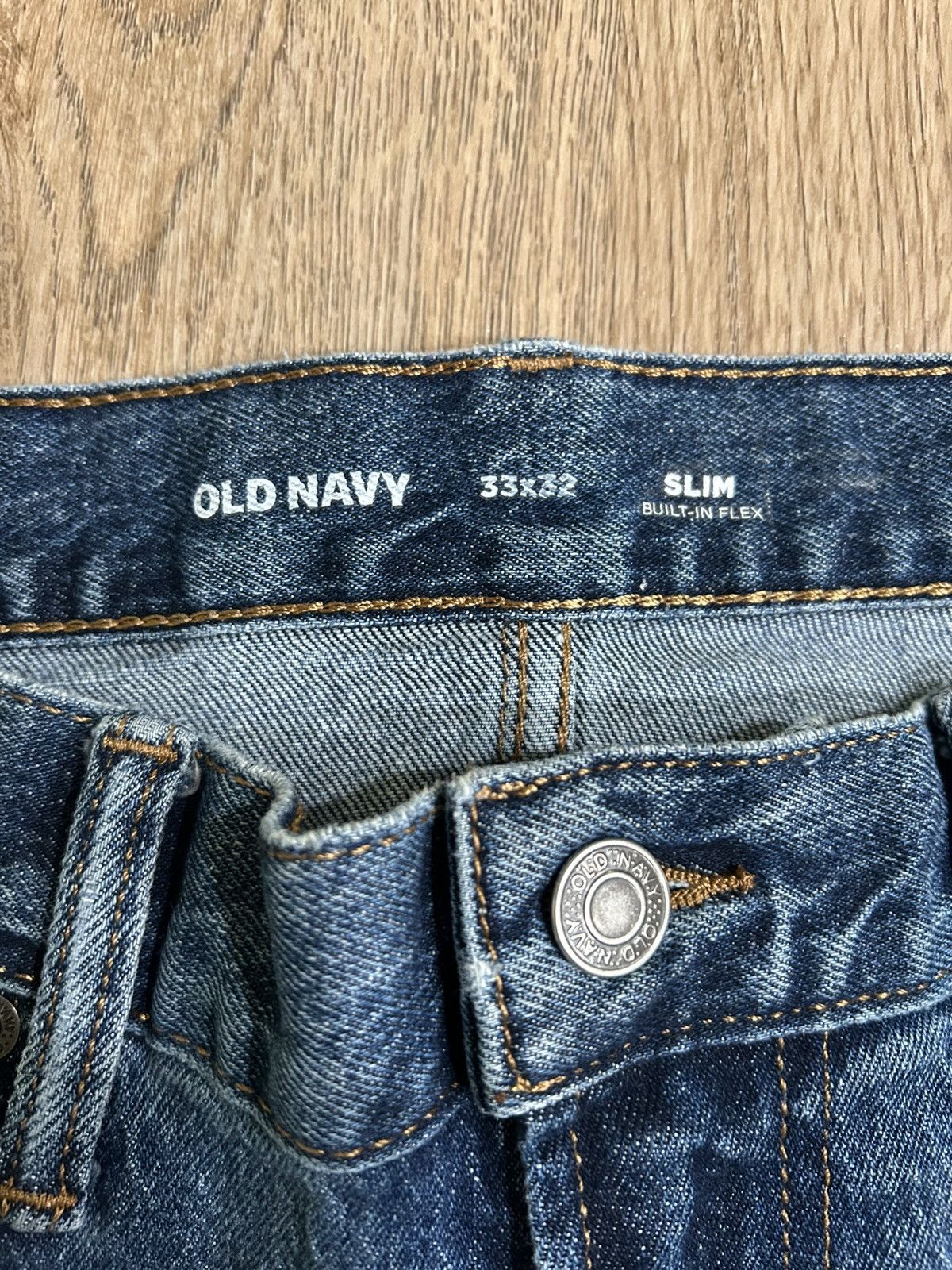 Old Navy Old Navy Men’s Slim Ripped Jeans Size US 33 - 3 Thumbnail