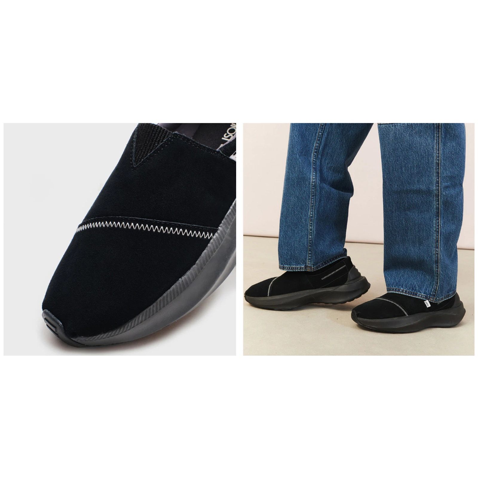 Toms NIB The Gamma KROST x TOMS Black Sneakers Slip-On 13 P$140 Size US 13 / EU 46 - 16 Thumbnail