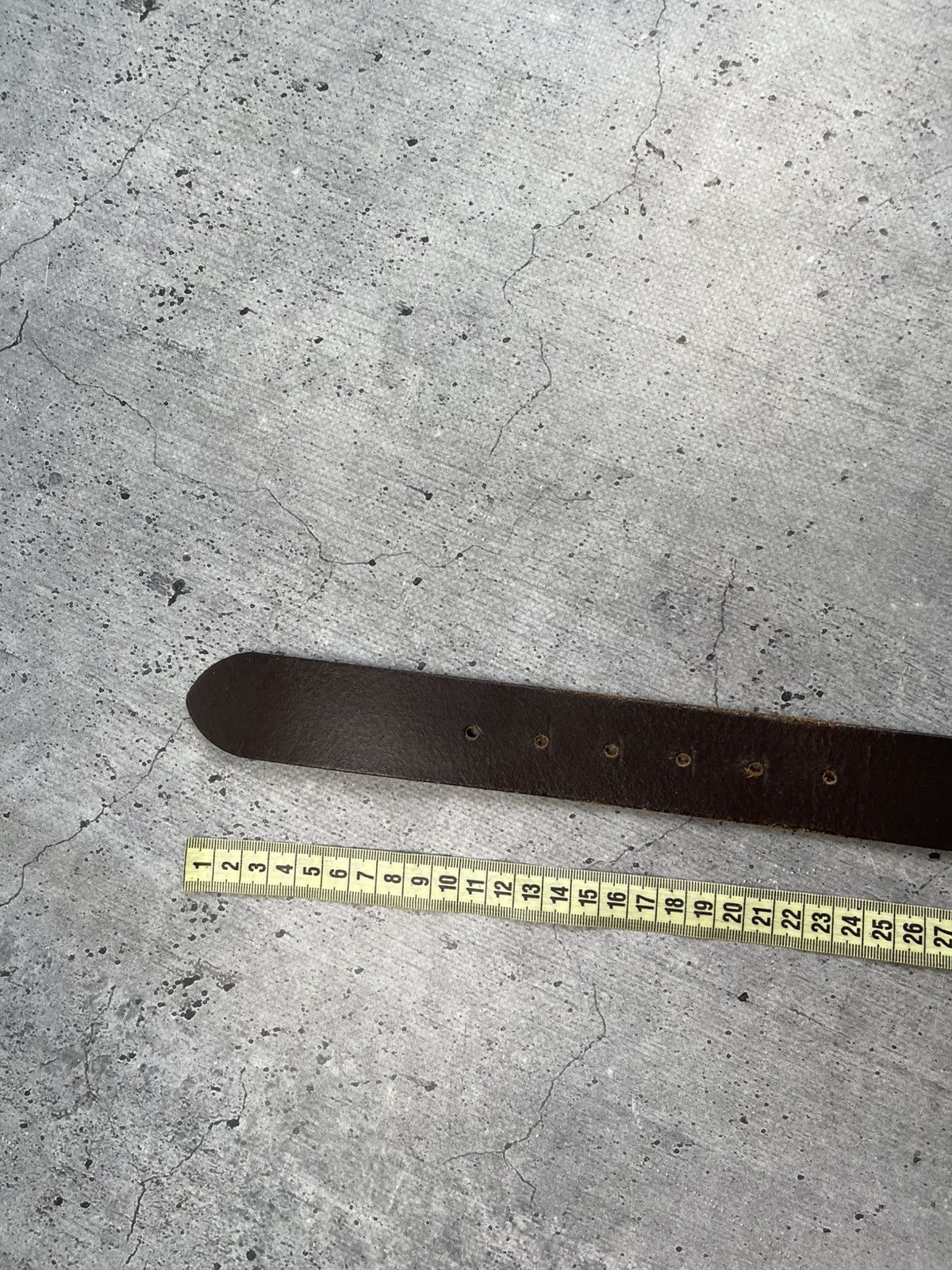 Diesel Vintage Diesel Leather Belt 90s Y2K Avant-Garde 112cm Size ONE SIZE - 11 Thumbnail