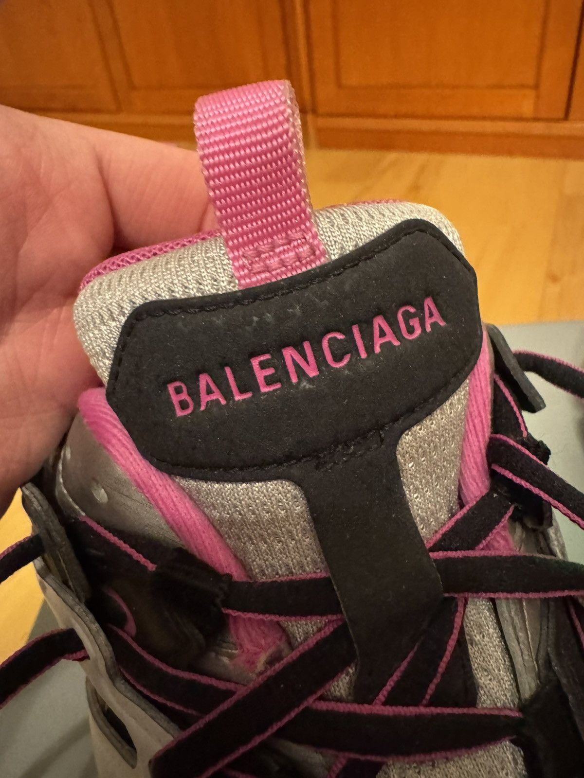 Balenciaga Balenciaga LED Track Black Pink Grey Size US 8 / EU 41 - 12 Thumbnail