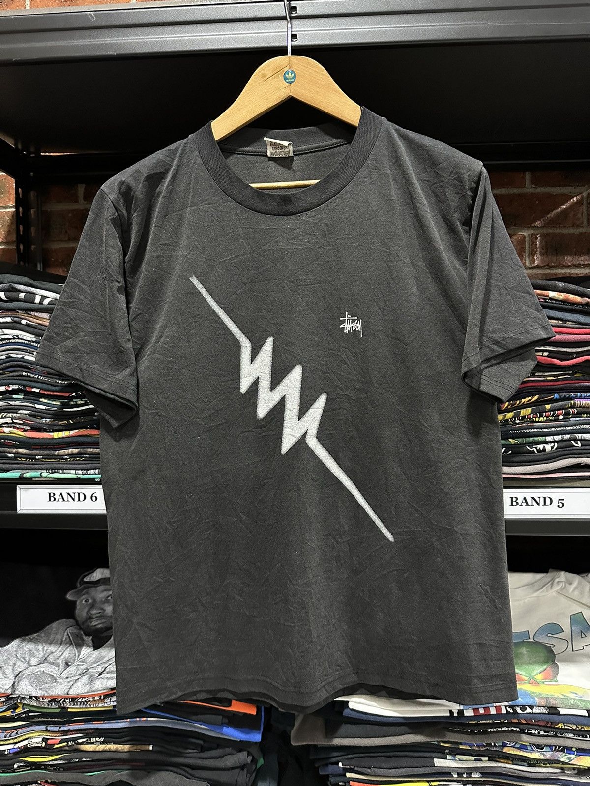 Stussy Vintage Stussy Skateboard Faded Tee Size US L / EU 52-54 / 3 - 1 Thumbnail