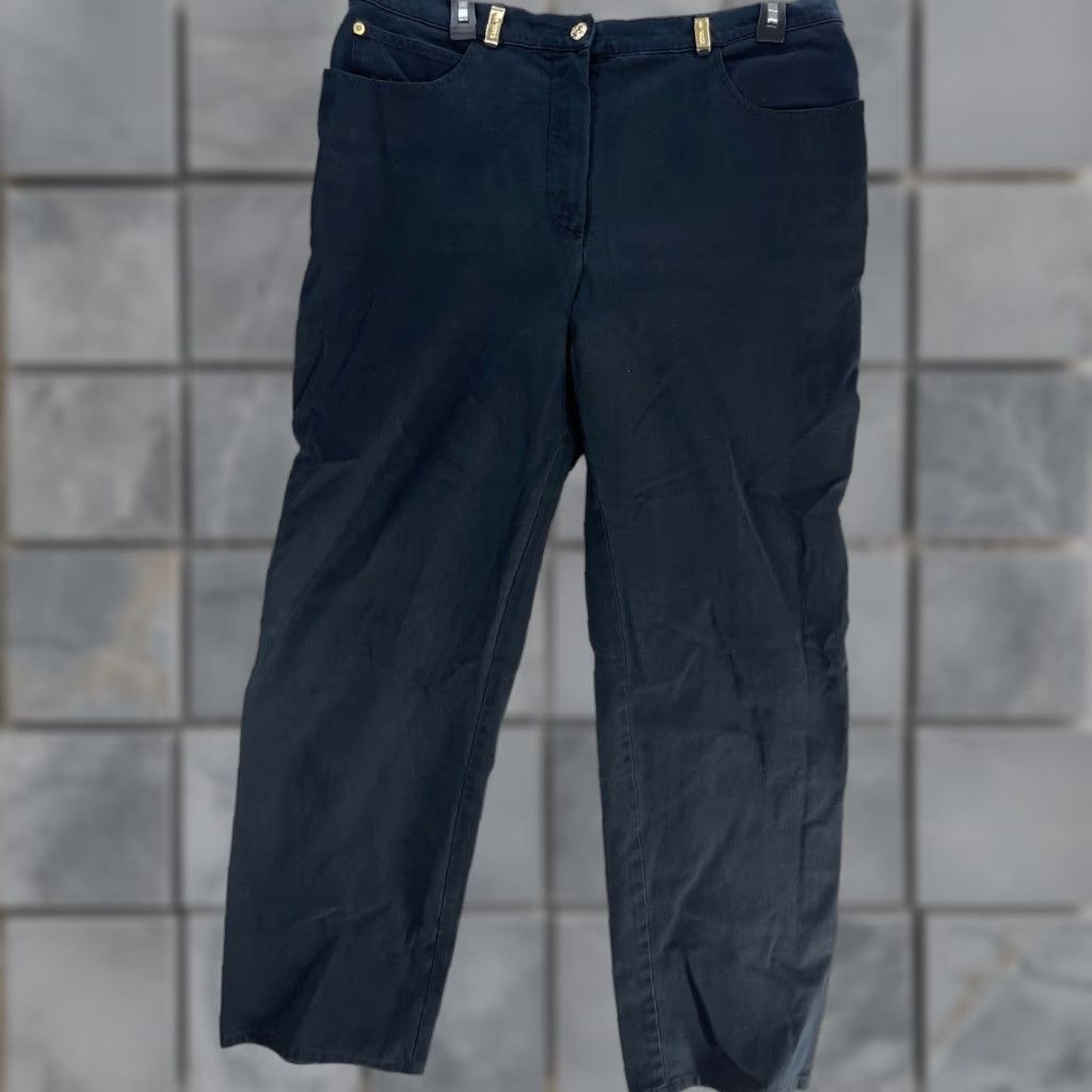 Vintage VINTAGE St John Sport by Marie Gray Jeans Womens Pilling No Size Tag Straight High Rise 36in Gray 32in Inseam Jeans Womens Mens? Size 25" / US 0 / IT 36 - 1 Thumbnail