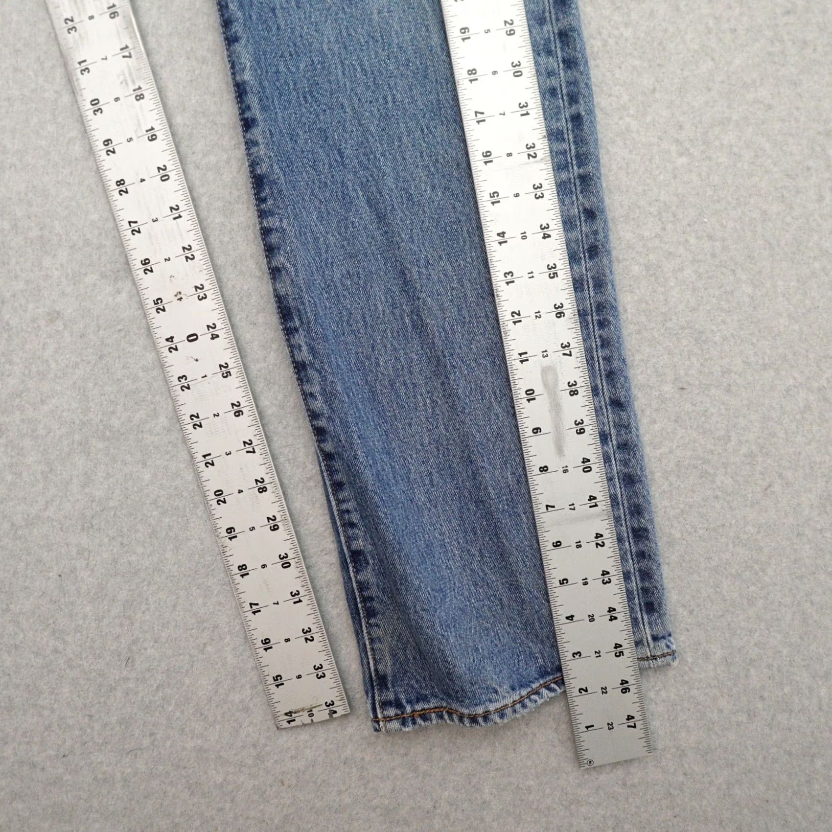 Levi's LEVI'S 501xx Jeans 38 (38X34) Straight Denim Button Fly Men’s Blue 537303 Size US 38 / EU 54 - 7 Thumbnail