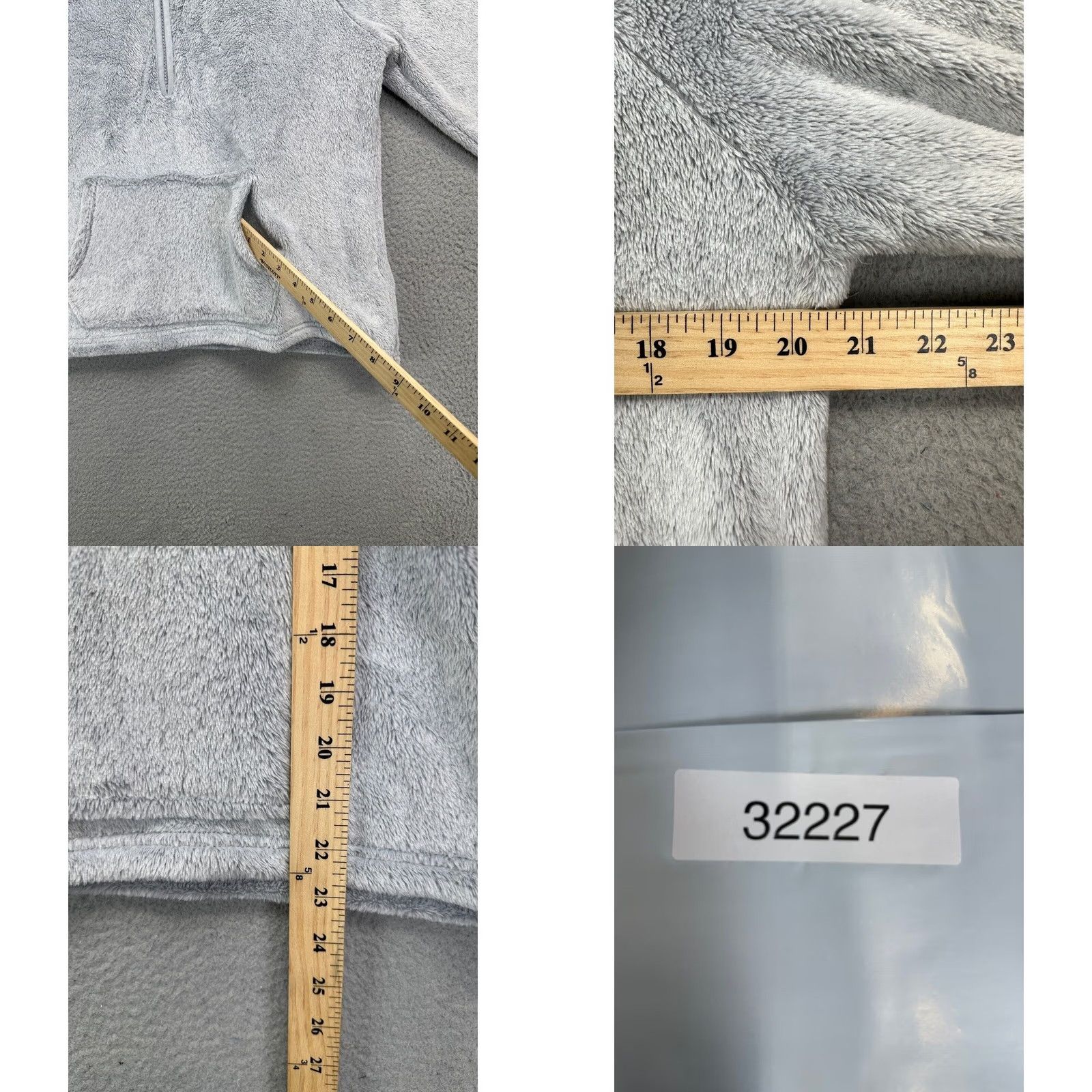 FatFace FatFace Sherpa Fleece Pullover Sweater Womens Large Grey Half Zip Pockets Ladies Size L / US 10 / IT 46 - 8 Thumbnail
