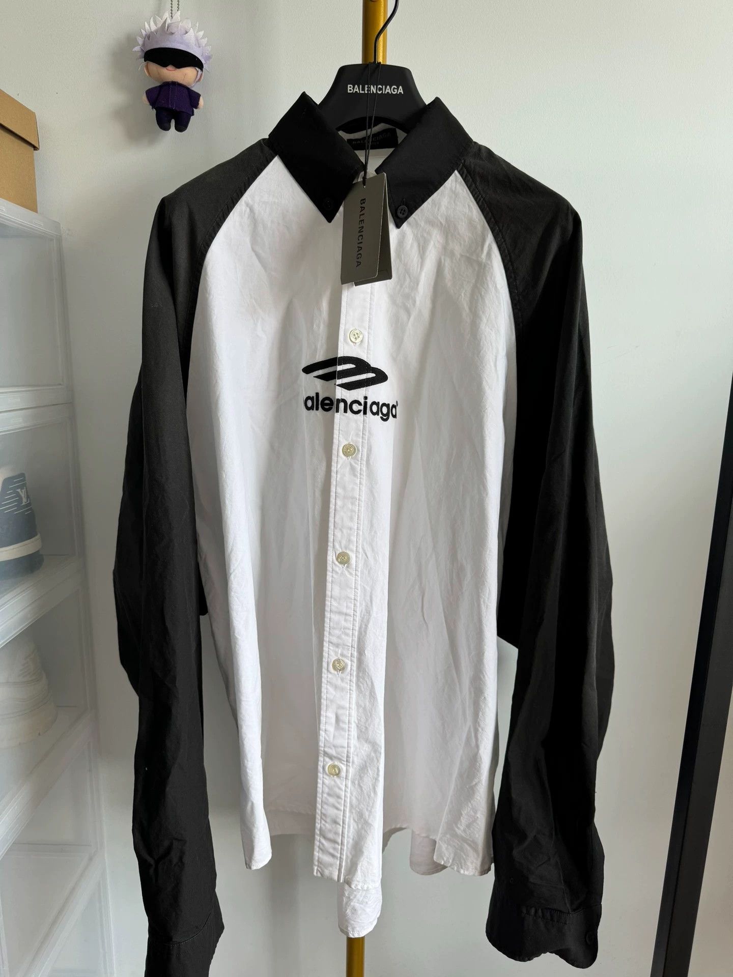 Balenciaga Balenciaga new 3b patchwork shirt Size US XS / EU 42 / 0 - 1 Thumbnail