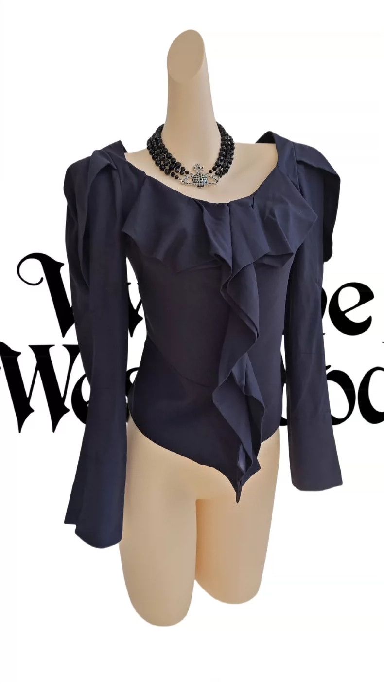 Vivienne Westwood Vivienne Westwood Blue and green corset with lotus leaf ed Size XS / US 0-2 / IT 36-38 - 6 Thumbnail