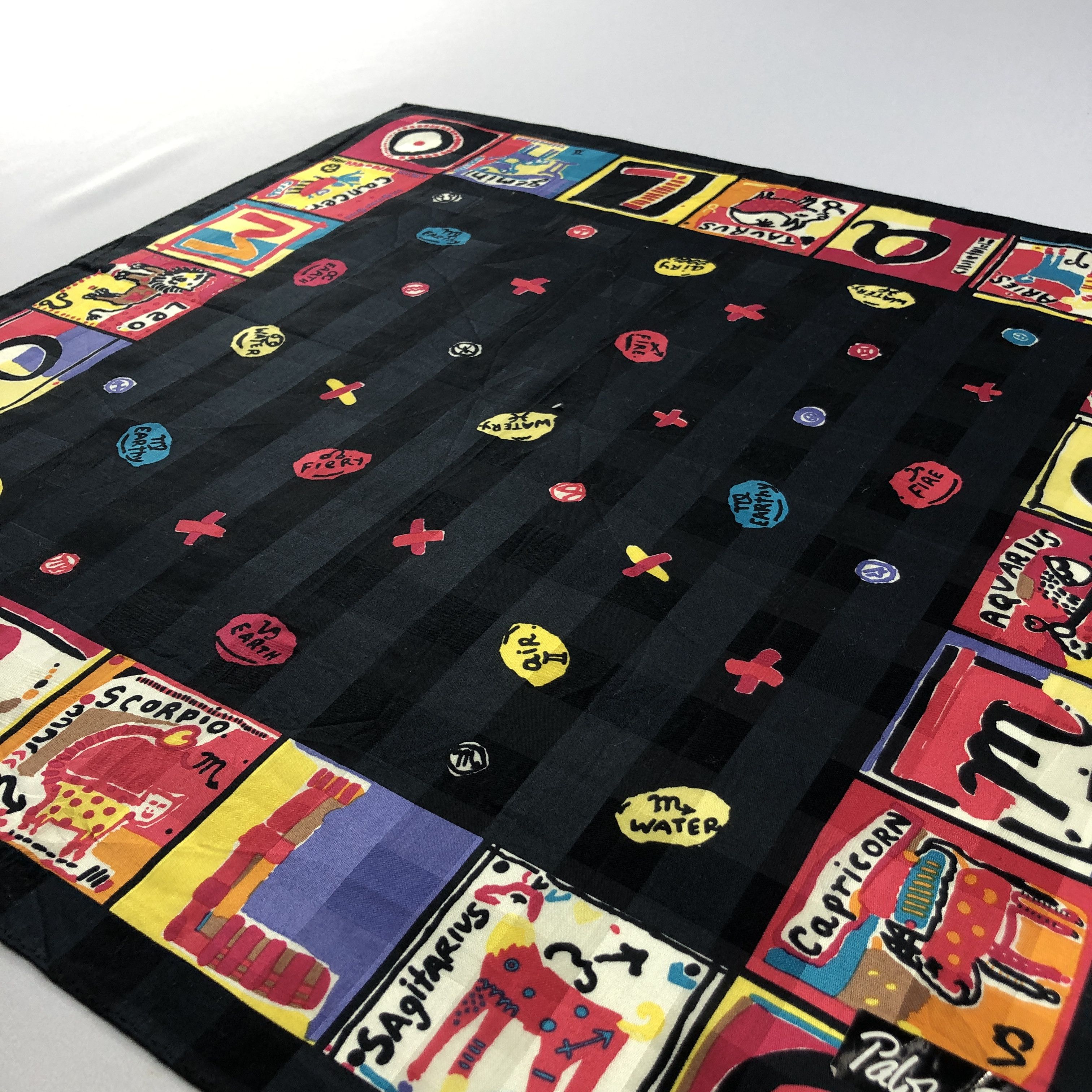 Paloma Picasso × Vintage Paloma Picasso Handkerchief Neckerchief Bandana H2606 Size ONE SIZE - 2 Thumbnail