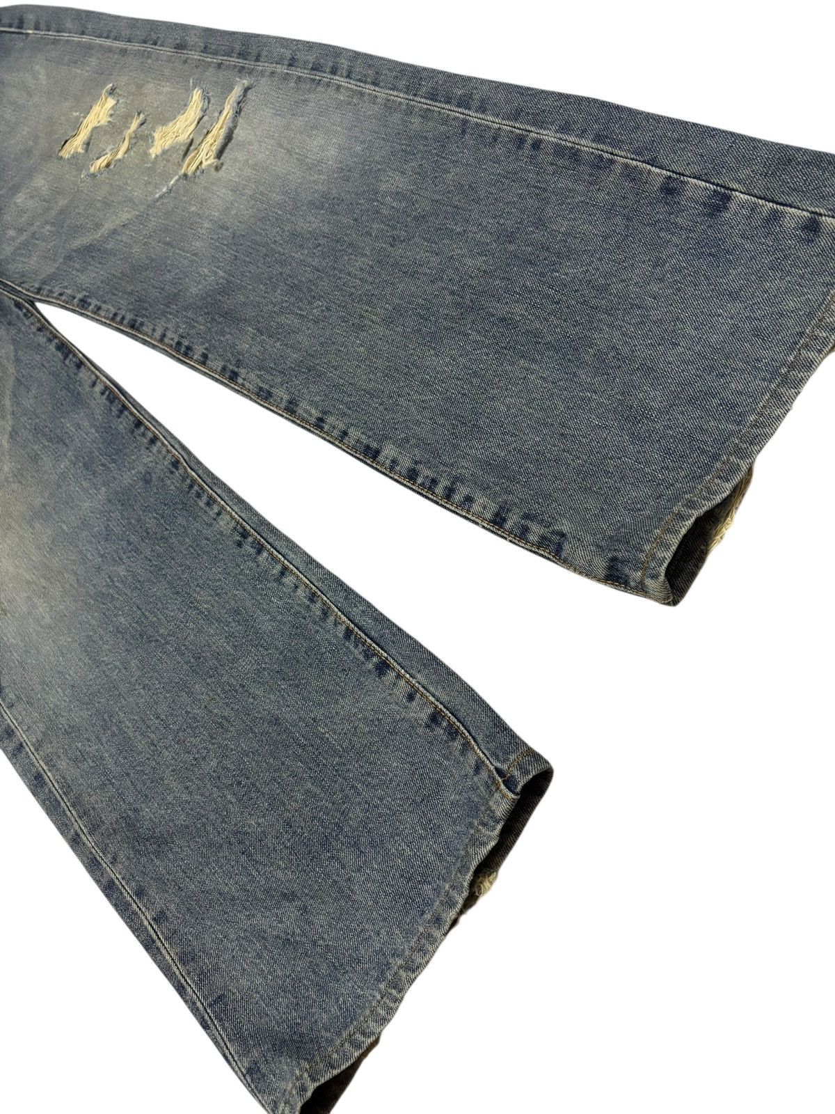 Edwin Vtg Edwin Japan 505 Selvedge Distressed Jeans Size US 28 / EU 44 - 7 Thumbnail