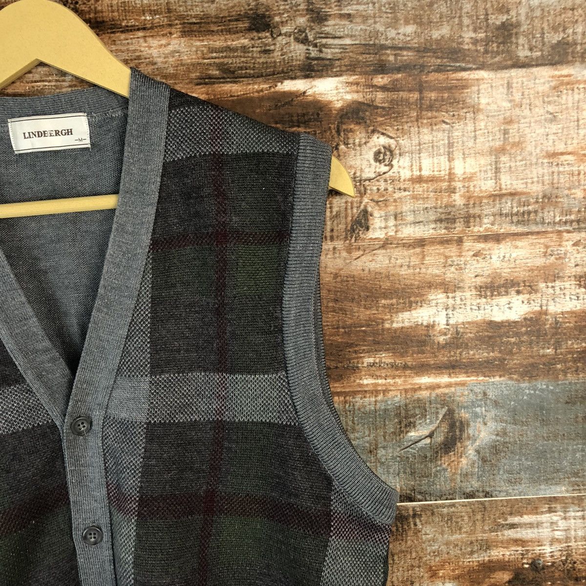 Lindbergh Grey Vest Knitwear #A967