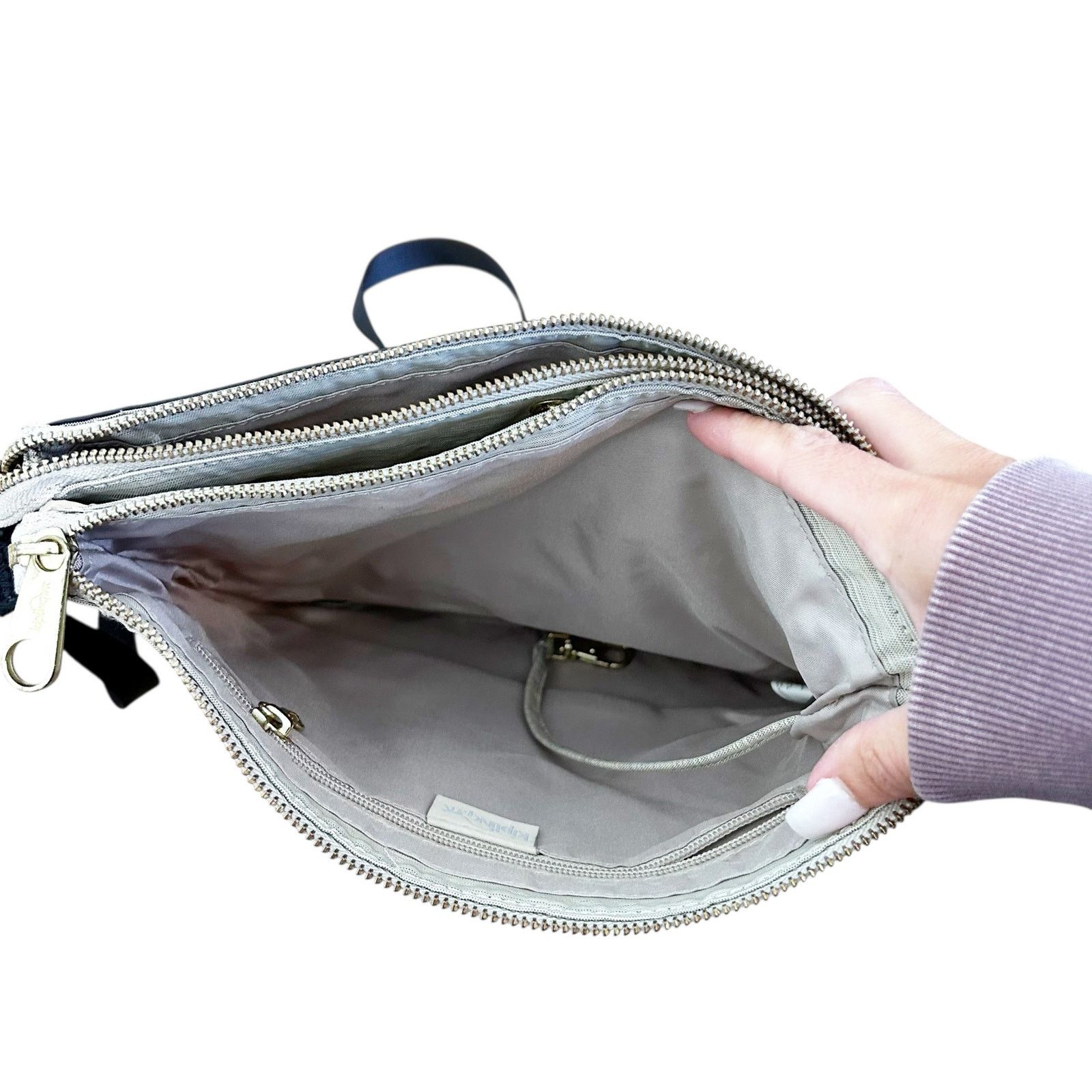 Other Kipling Gray Crossbody Bag Size ONE SIZE - 5 Thumbnail